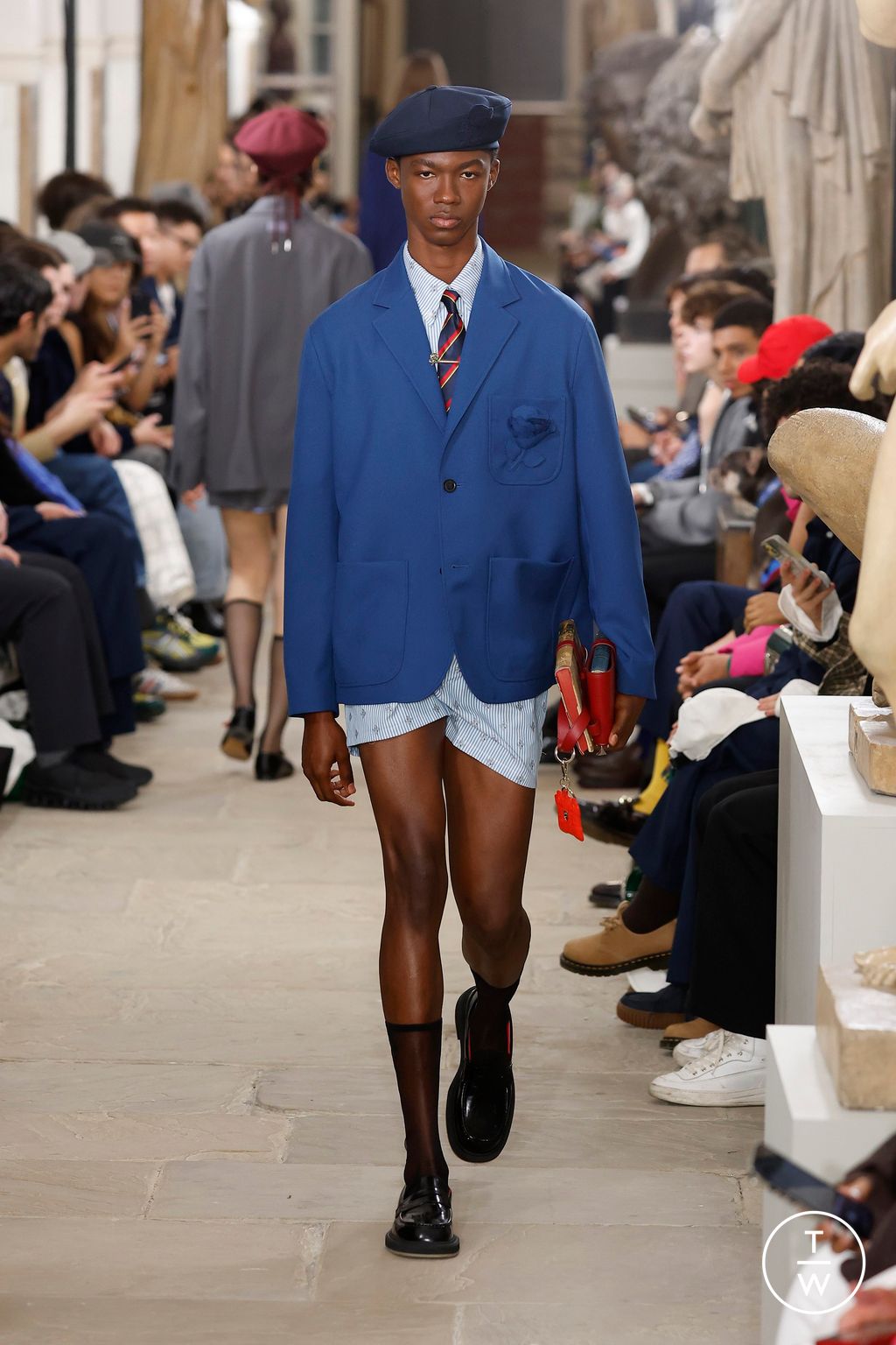Fashion Week London Spring/Summer 2025 look 4 from the Kent & Curwen collection womenswear