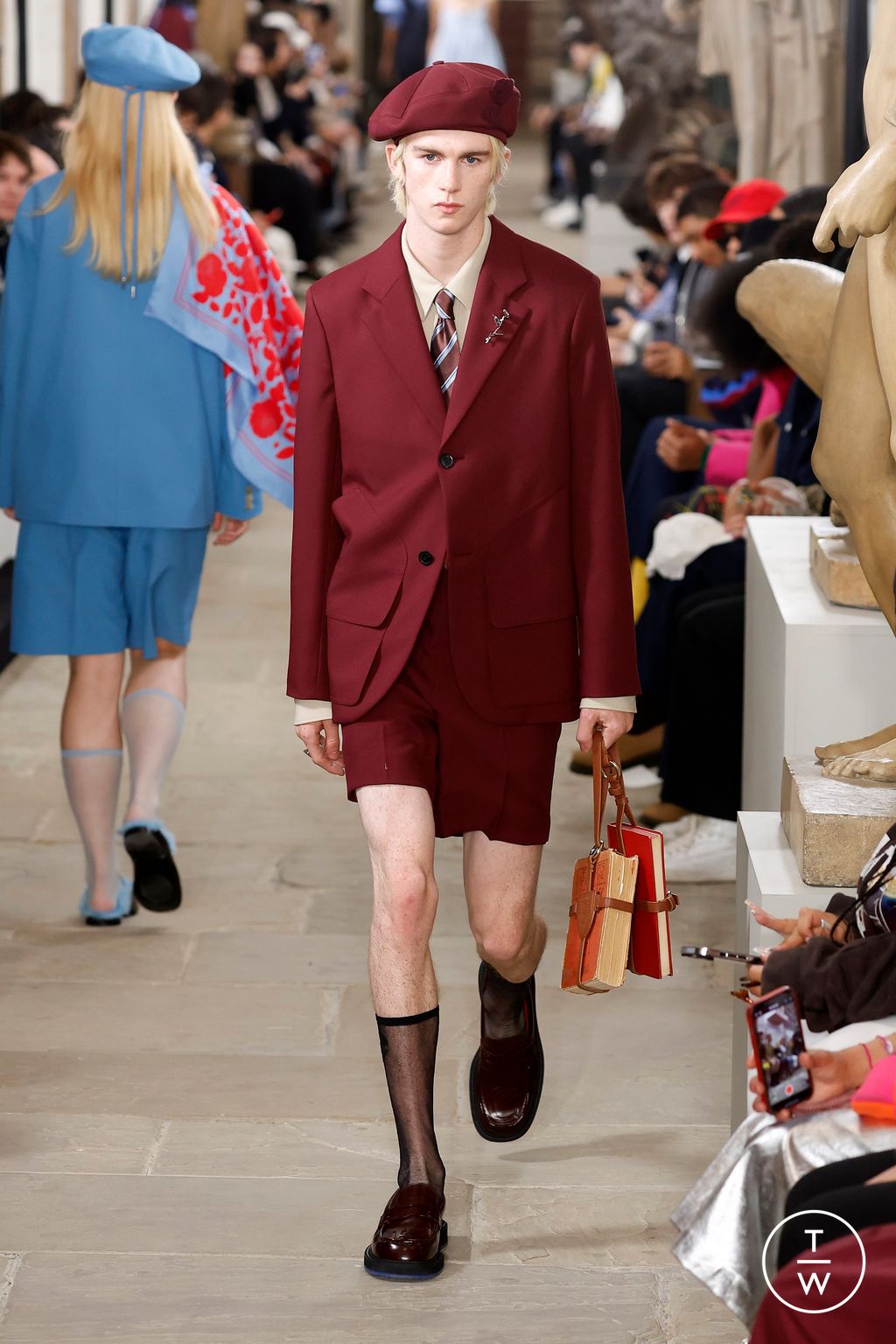 Fashion Week London Spring/Summer 2025 look 11 from the Kent & Curwen collection womenswear
