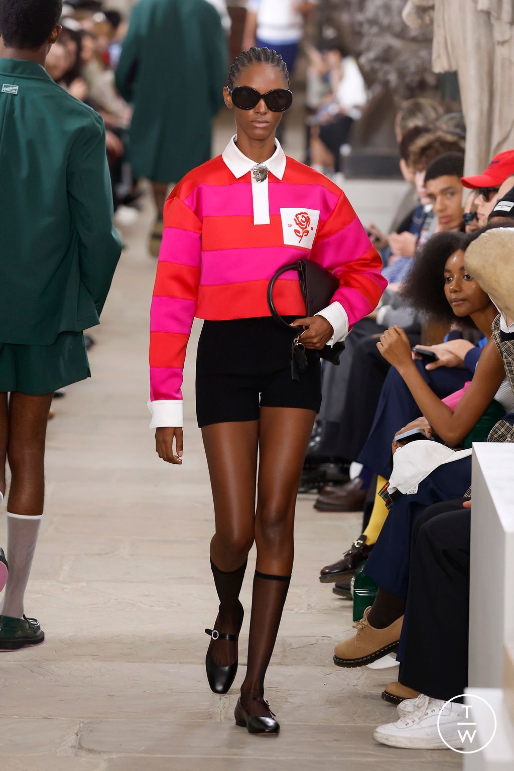 Fashion Week London Spring/Summer 2025 look 28 from the Kent & Curwen collection womenswear