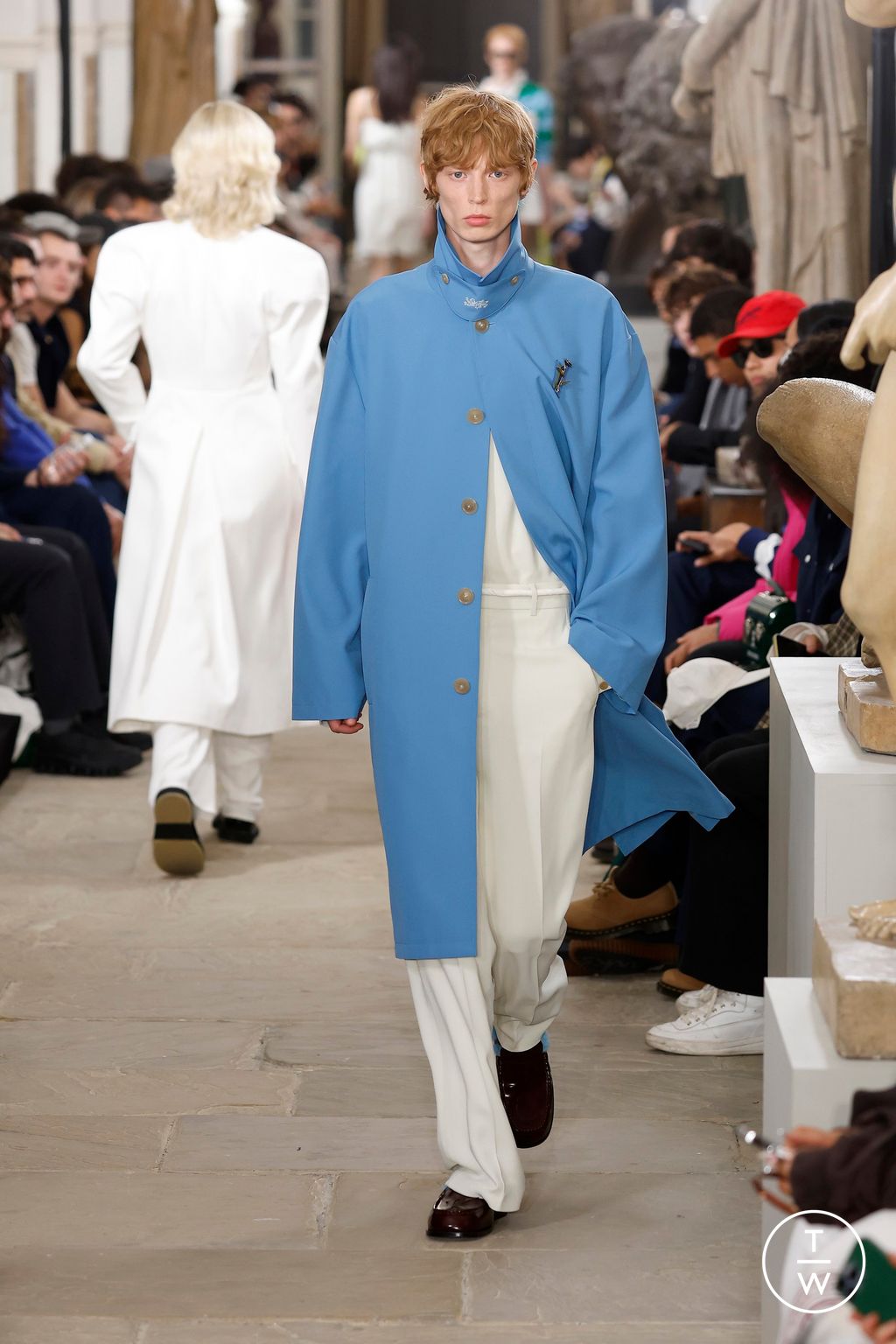 Fashion Week London Spring/Summer 2025 look 32 from the Kent & Curwen collection womenswear