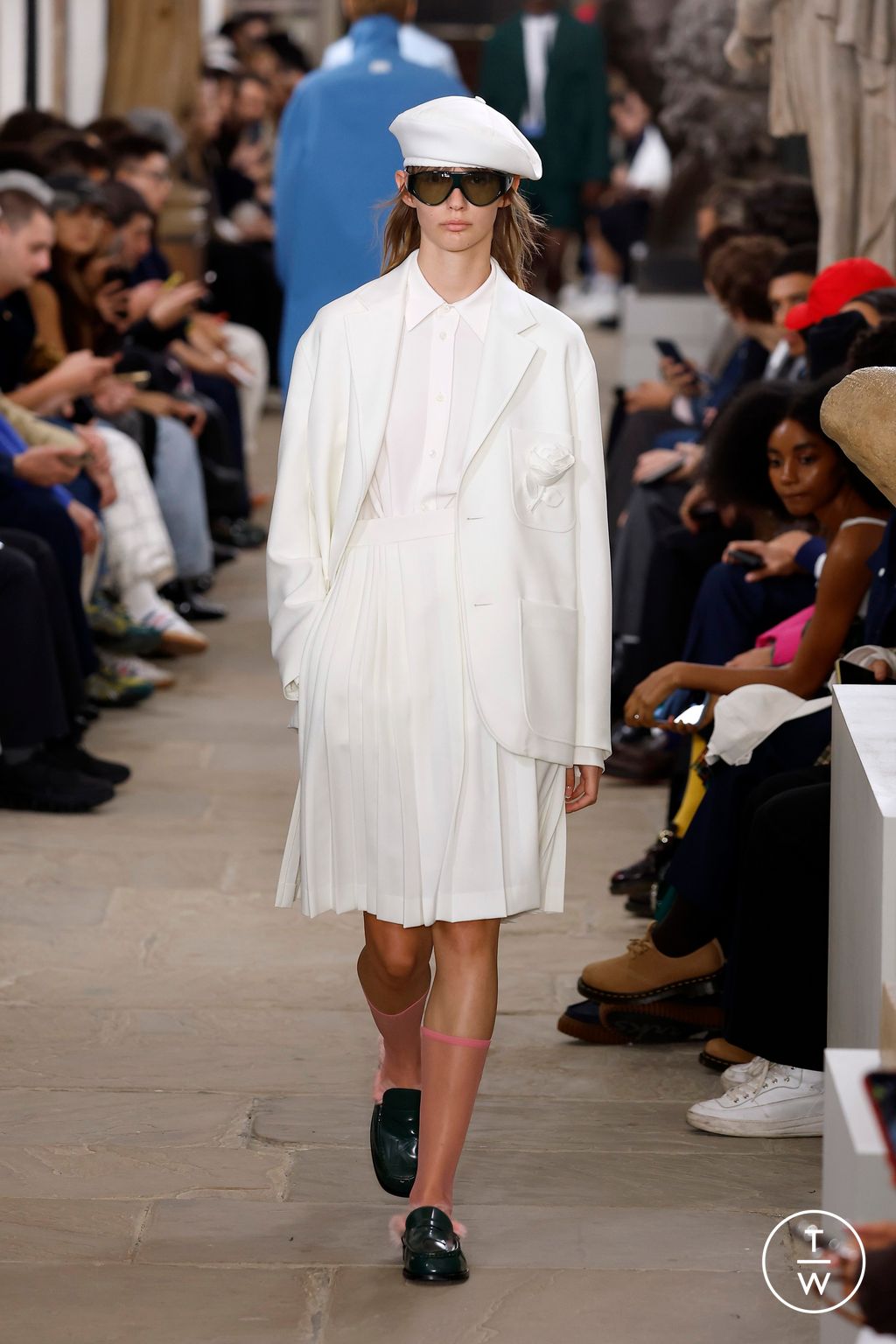 Fashion Week London Spring/Summer 2025 look 33 from the Kent & Curwen collection womenswear