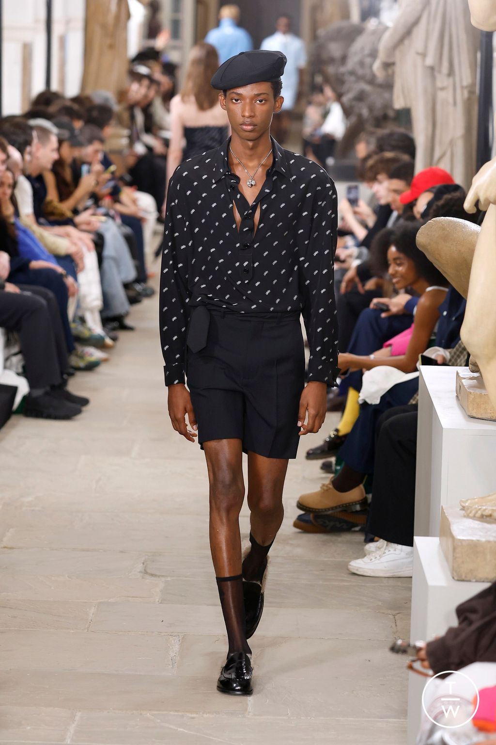 Fashion Week London Spring/Summer 2025 look 35 from the Kent & Curwen collection womenswear