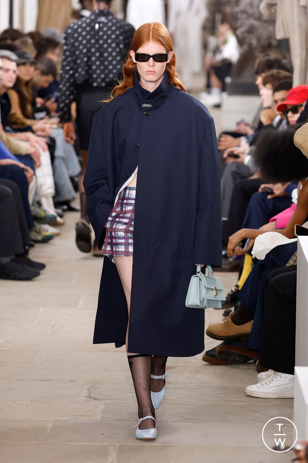 Fashion Week London Spring/Summer 2025 look 36 from the Kent & Curwen collection womenswear