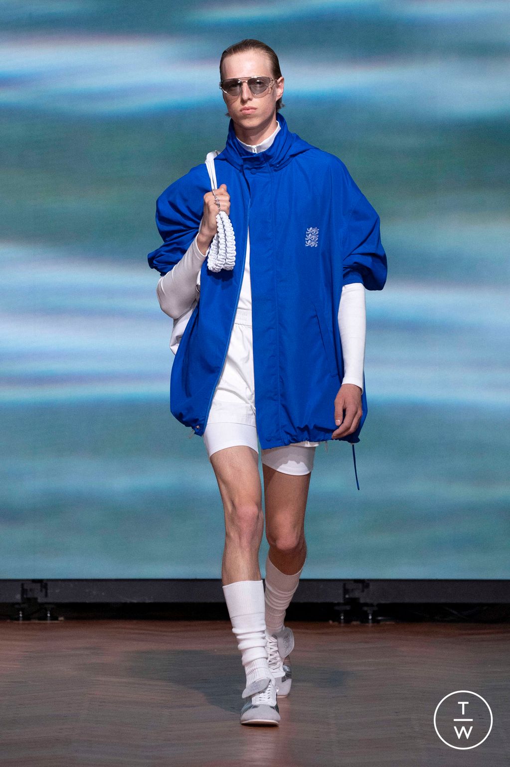 Fashion Week London Spring/Summer 2026 look 3 from the Kent & Curwen collection womenswear