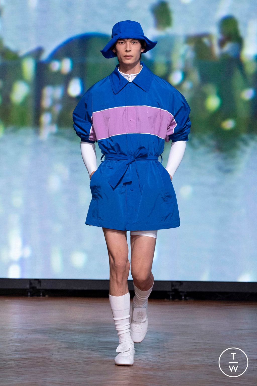 Fashion Week London Spring/Summer 2026 look 9 from the Kent & Curwen collection womenswear