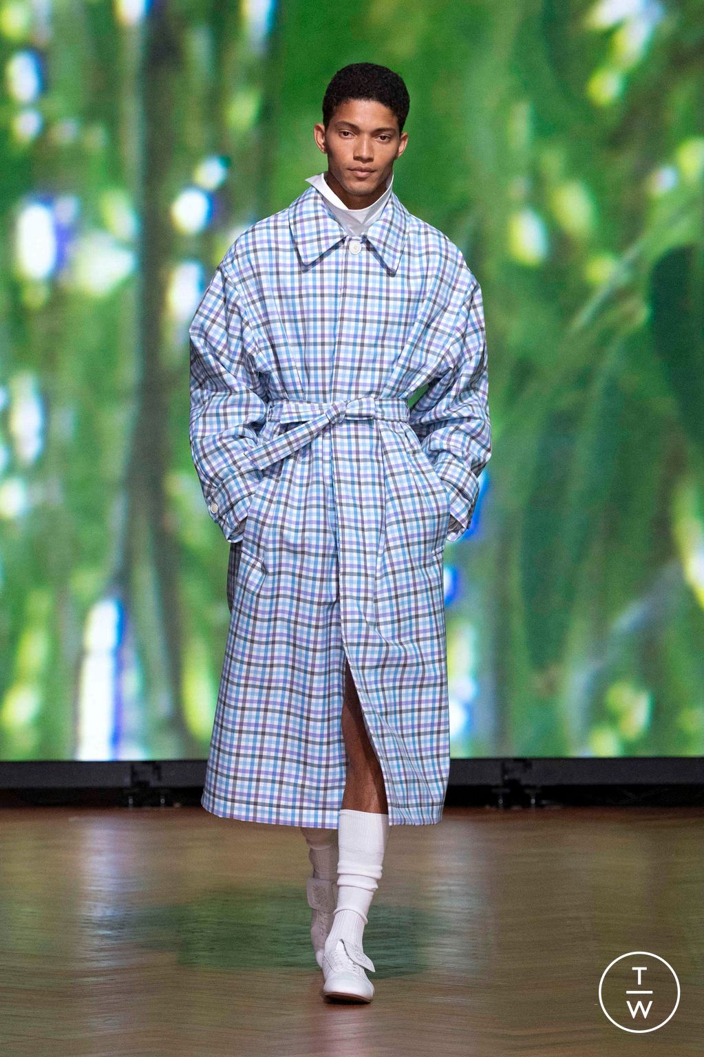 Fashion Week London Spring/Summer 2026 look 11 from the Kent & Curwen collection womenswear