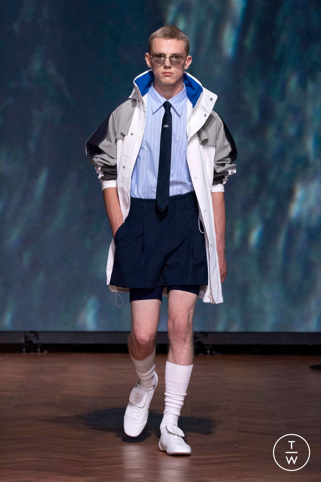 Fashion Week London Spring/Summer 2026 look 17 from the Kent & Curwen collection womenswear