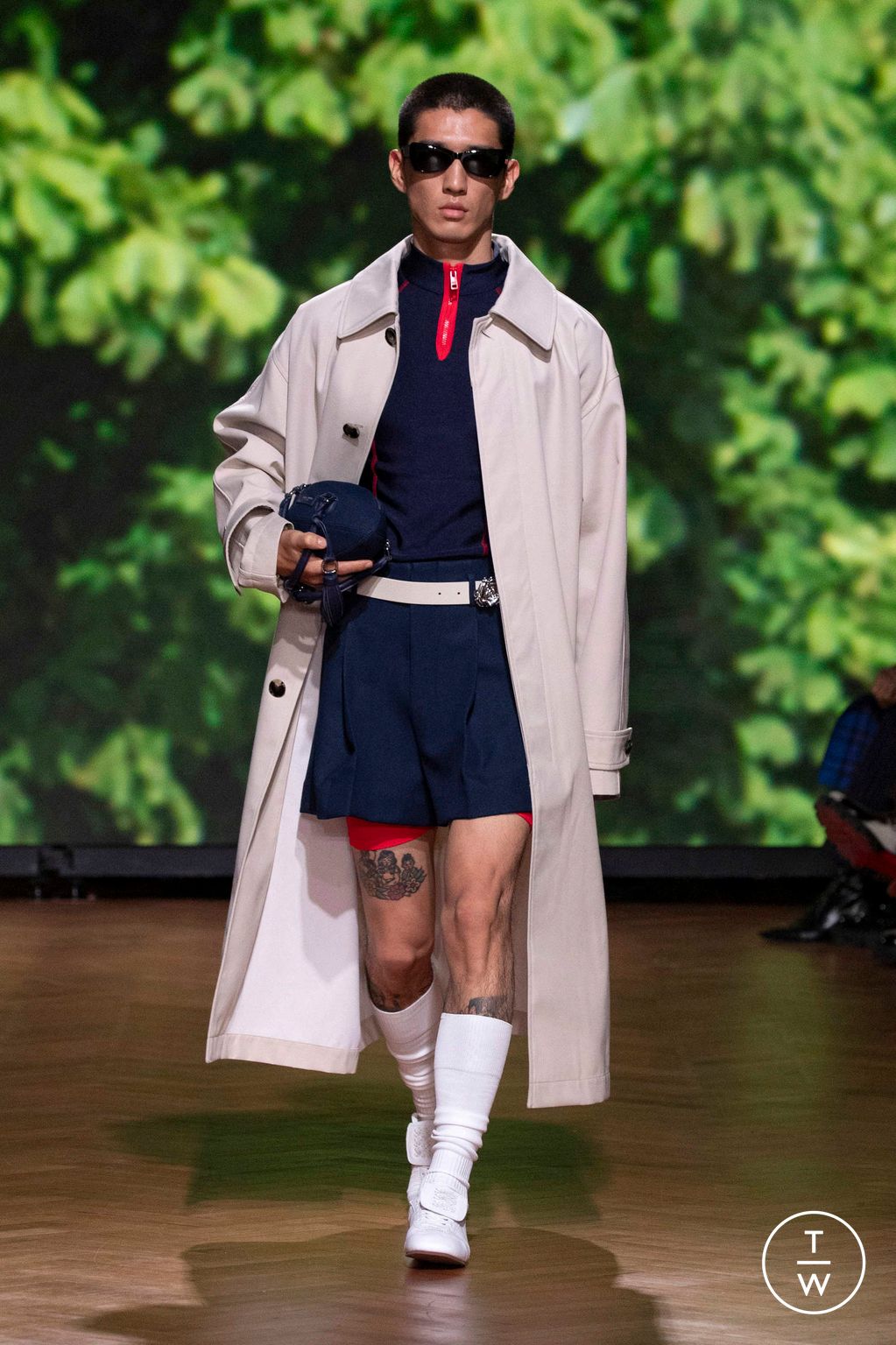 Fashion Week London Spring/Summer 2026 look 23 from the Kent & Curwen collection womenswear