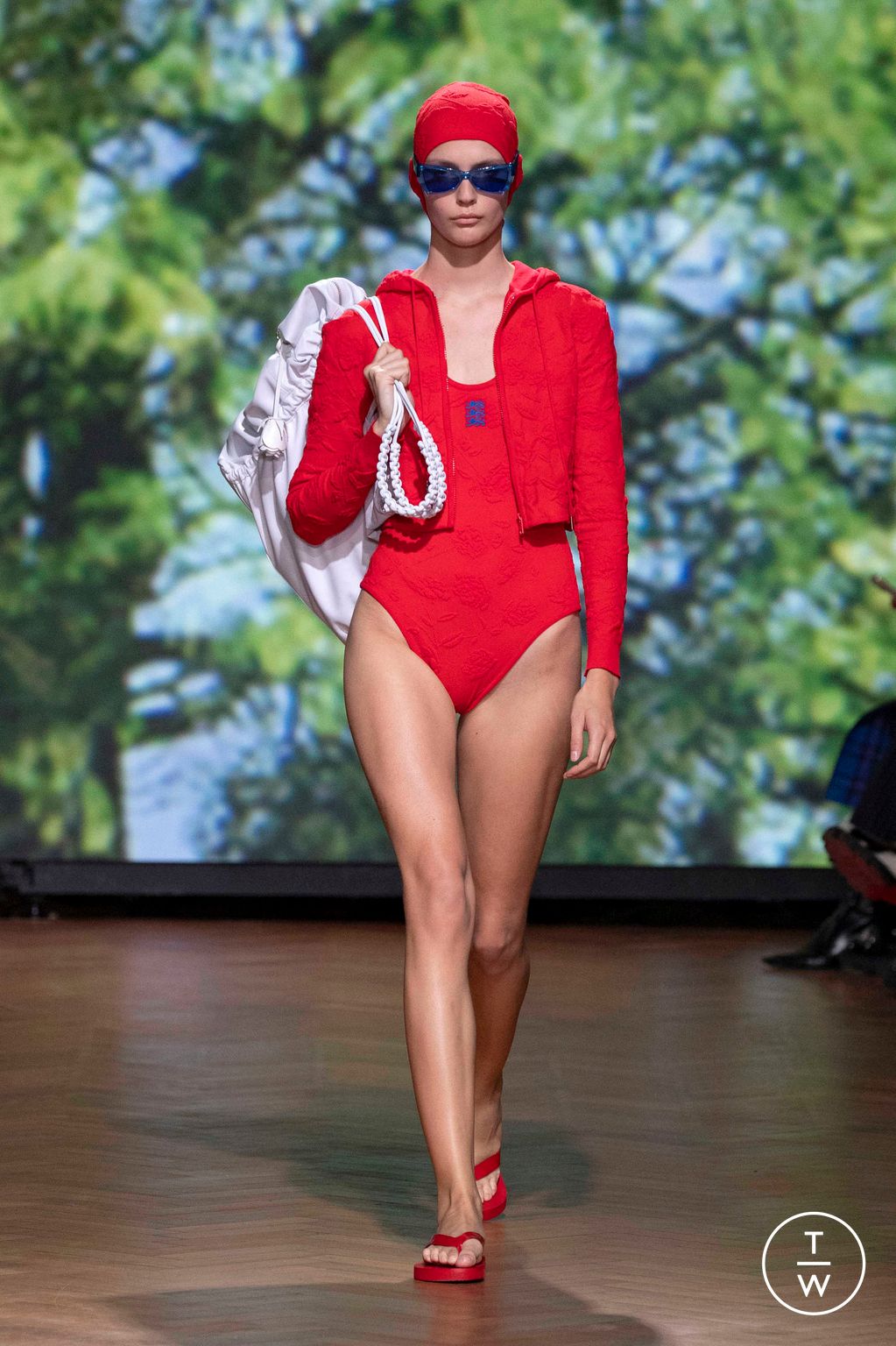 Fashion Week London Spring/Summer 2026 look 24 from the Kent & Curwen collection womenswear