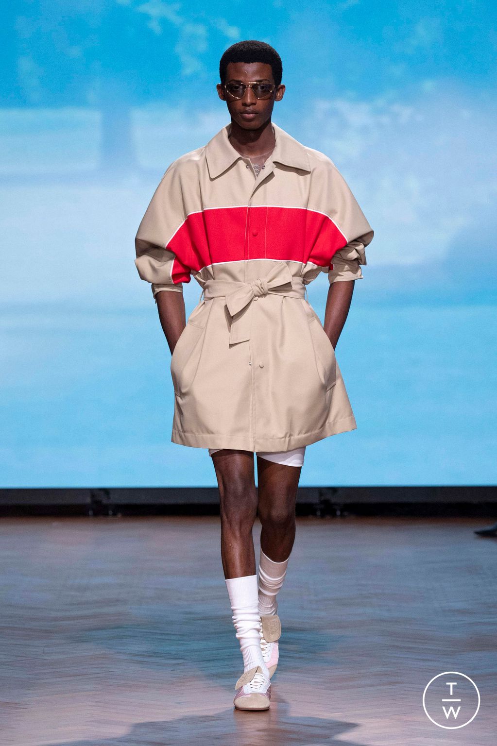 Fashion Week London Spring/Summer 2026 look 29 from the Kent & Curwen collection womenswear