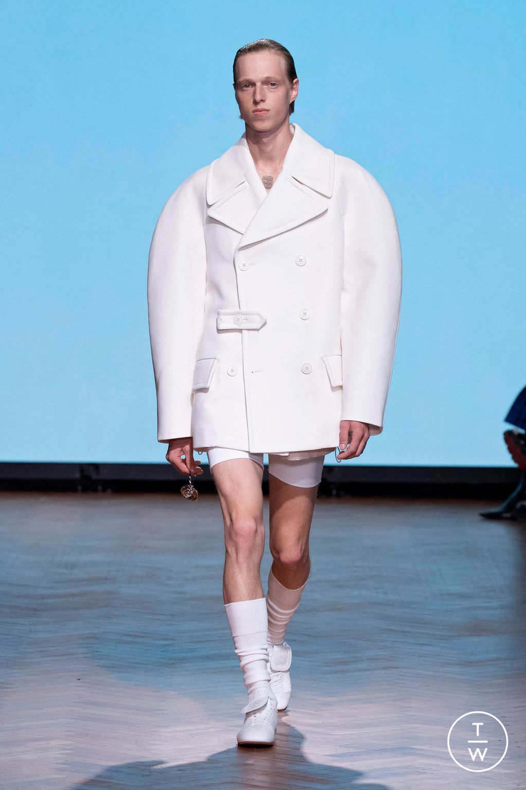 Fashion Week London Spring/Summer 2026 look 46 from the Kent & Curwen collection womenswear