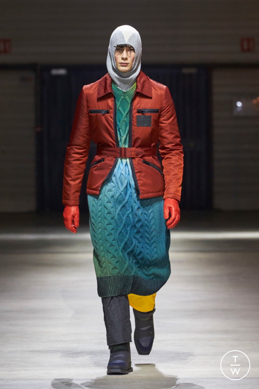 Fashion Week Paris Fall/Winter 2017 look 3 from the Kenzo collection menswear
