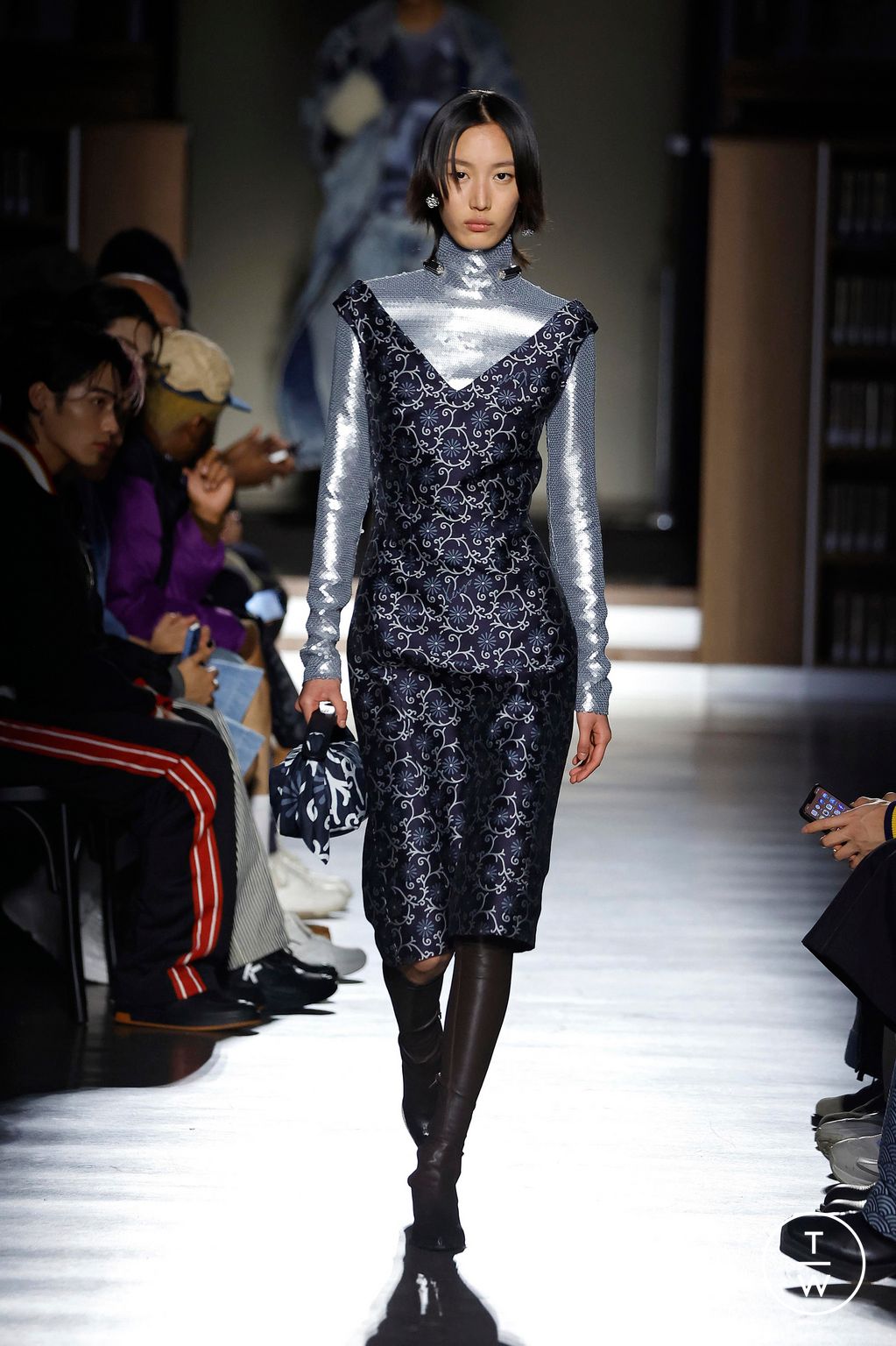 Fashion Week Paris Fall/Winter 2024 look 9 de la collection Kenzo menswear