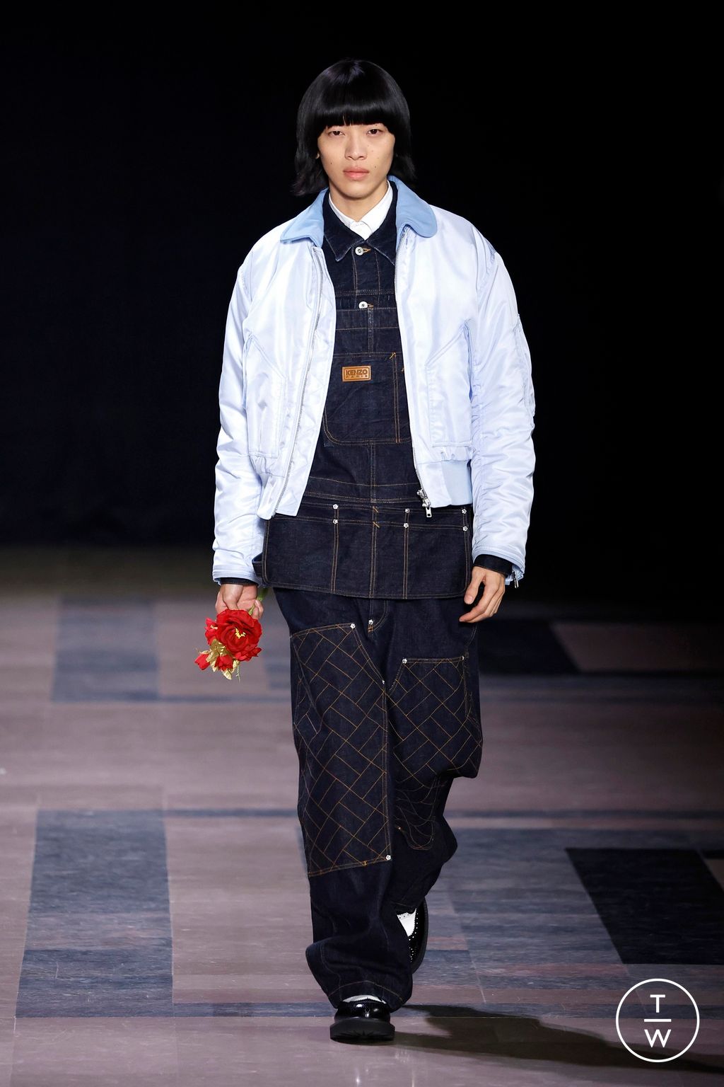 Fashion Week Paris Fall/Winter 2025 look 37 de la collection Kenzo menswear