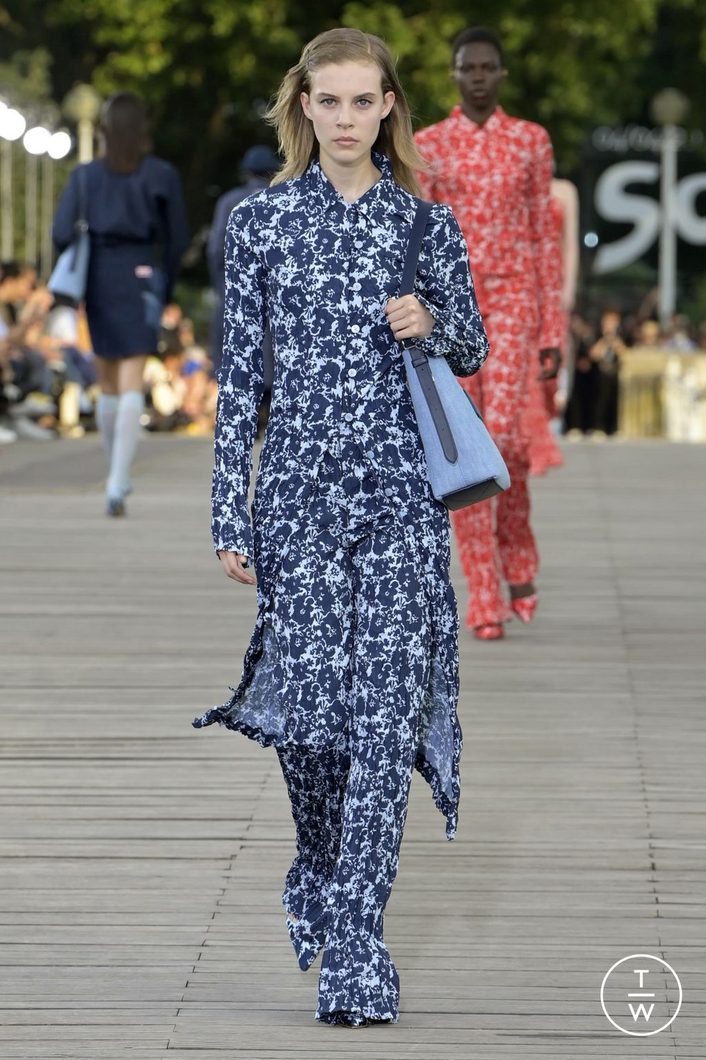 Fashion Week Paris Spring/Summer 2024 look 7 de la collection Kenzo menswear