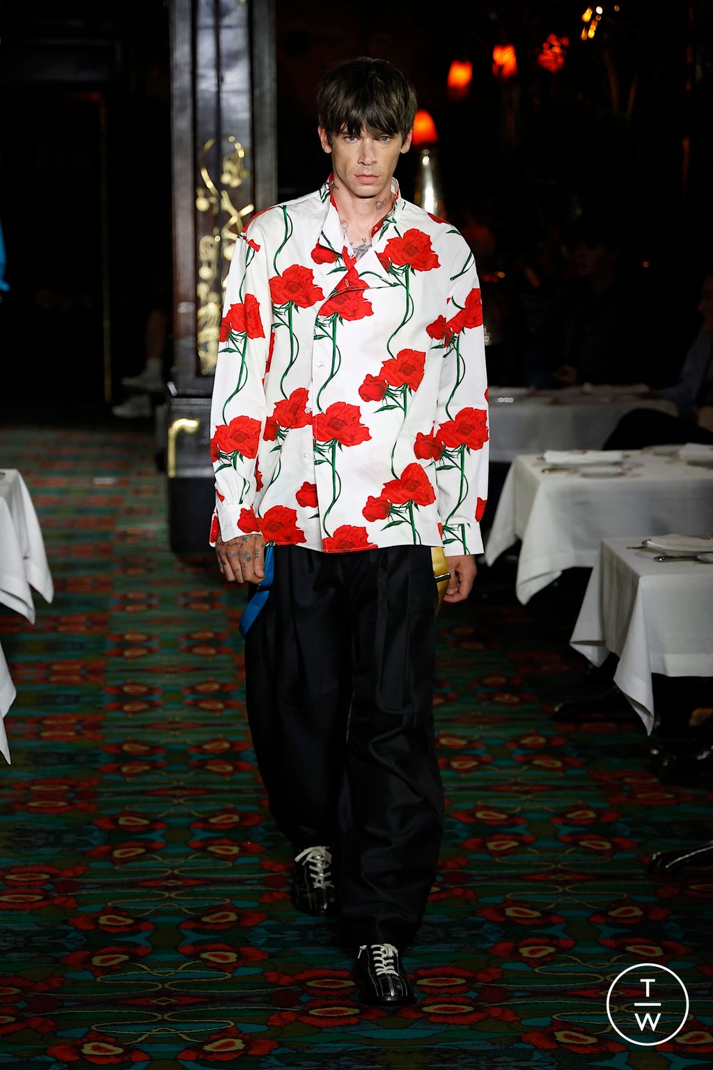 Fashion Week Paris Spring/Summer 2026 look 3 de la collection Kenzo menswear
