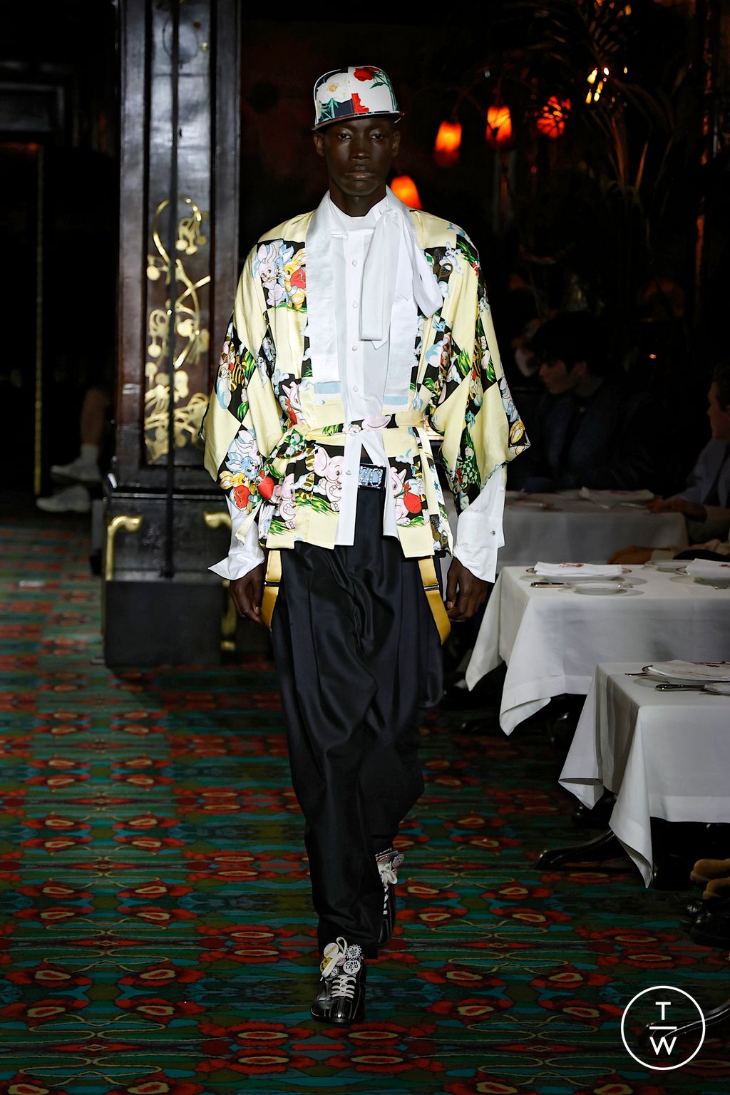 Fashion Week Paris Spring/Summer 2026 look 9 de la collection Kenzo menswear