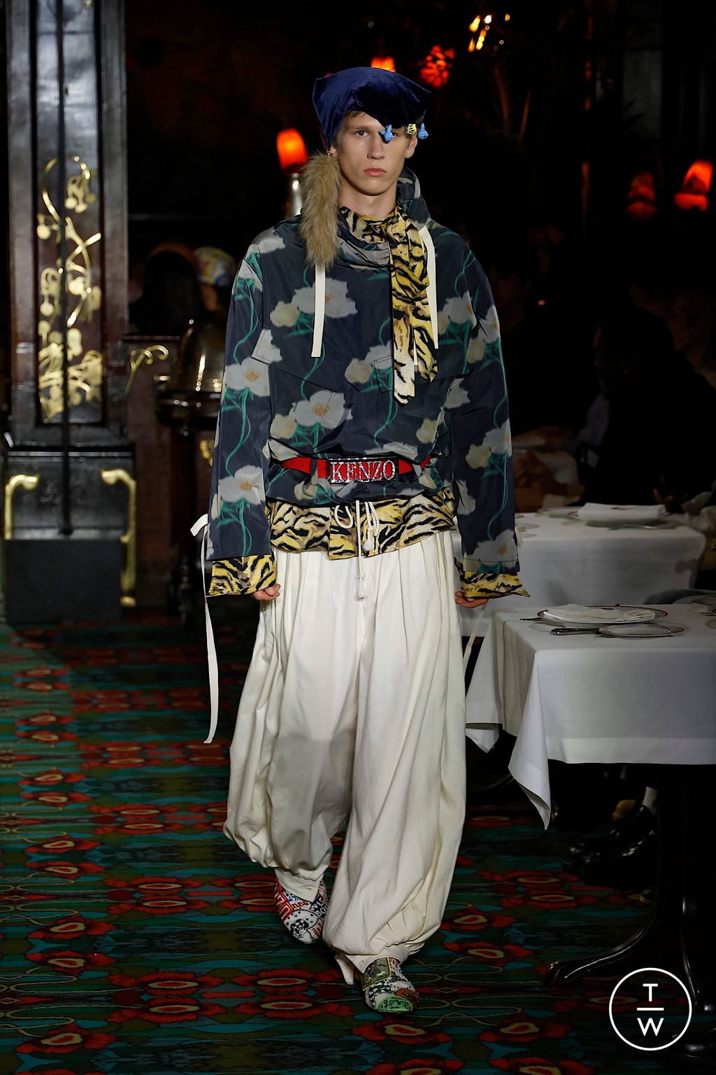 Fashion Week Paris Spring/Summer 2026 look 32 de la collection Kenzo menswear