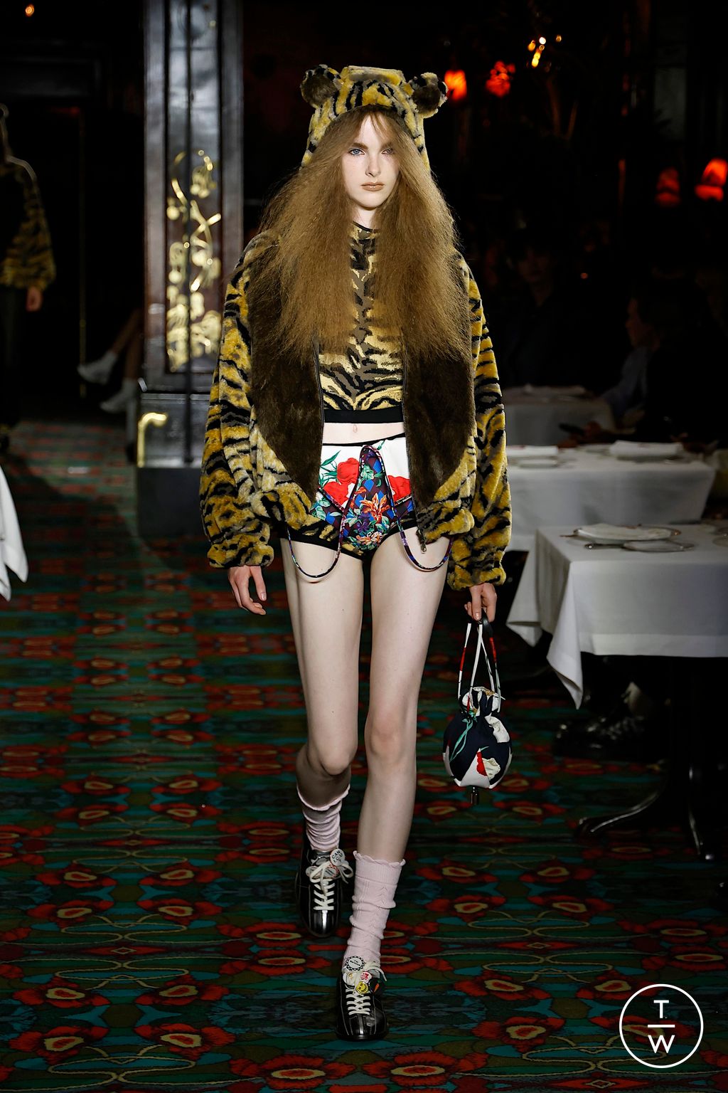 Fashion Week Paris Spring/Summer 2026 look 50 from the Kenzo collection menswear