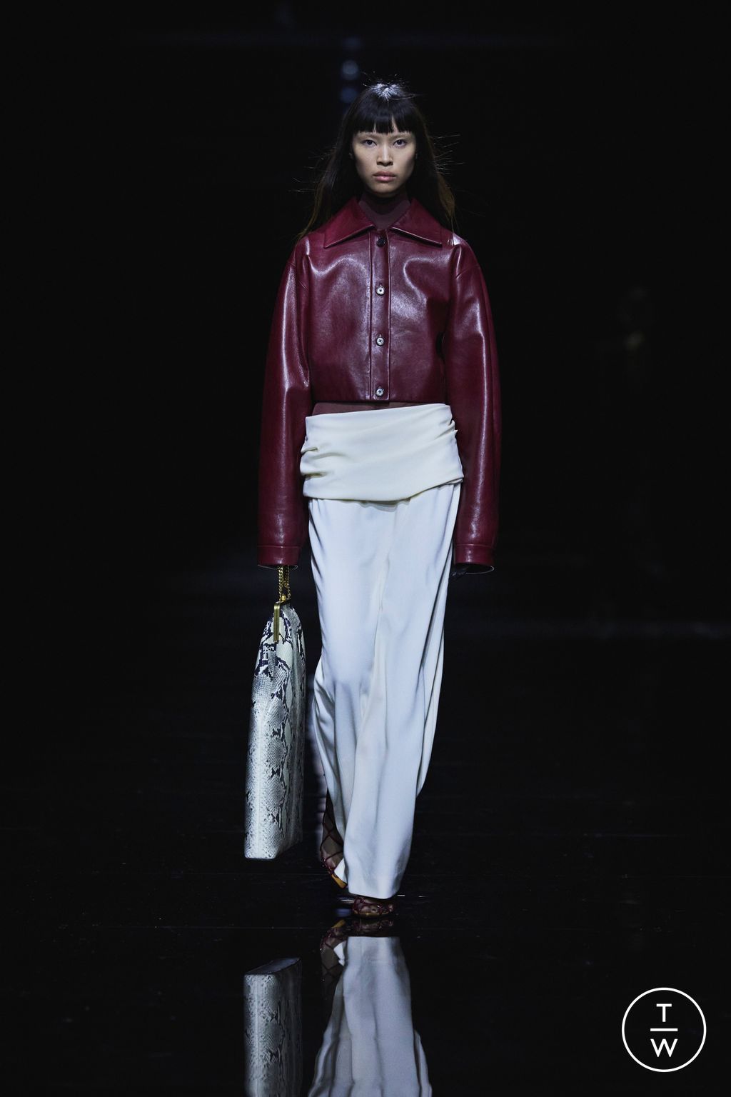 Fashion Week New York Fall/Winter 2024 look 23 from the Khaite collection womenswear