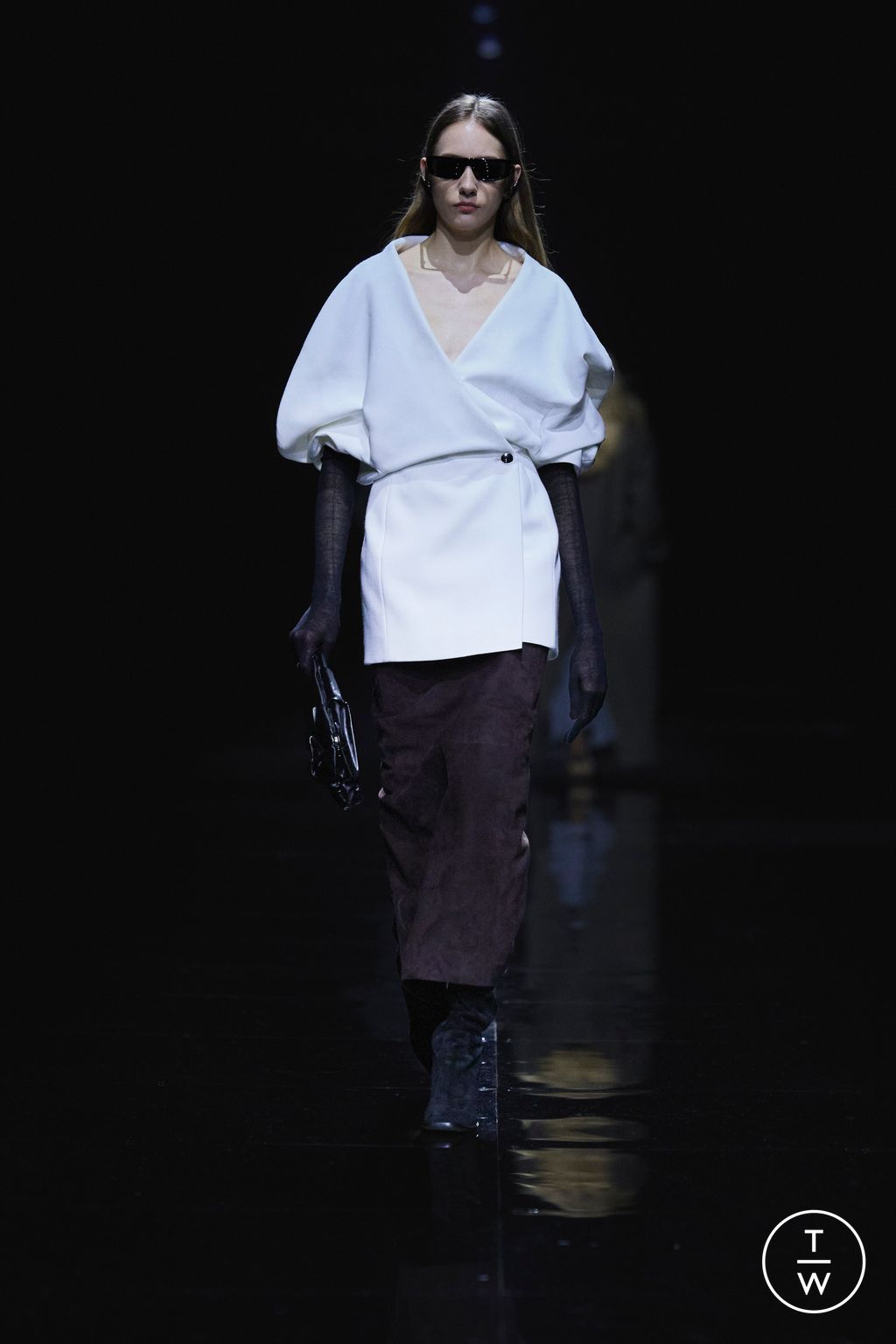 Fashion Week New York Fall/Winter 2024 look 34 from the Khaite collection womenswear