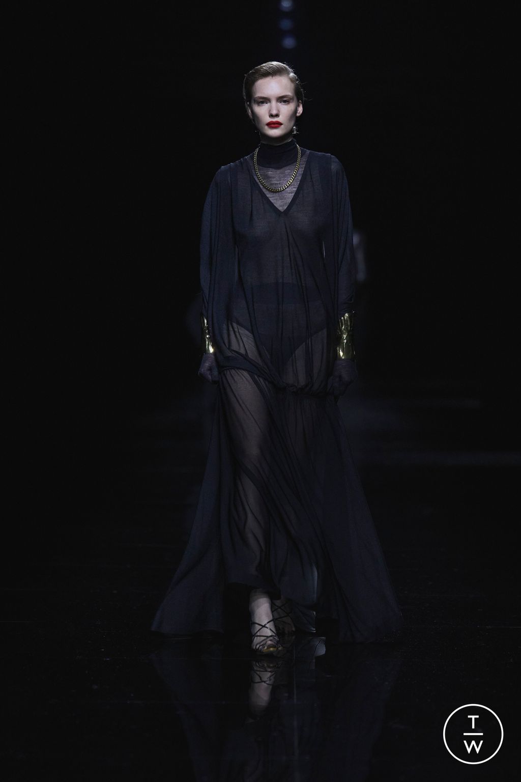 Fashion Week New York Fall/Winter 2024 look 49 de la collection Khaite womenswear