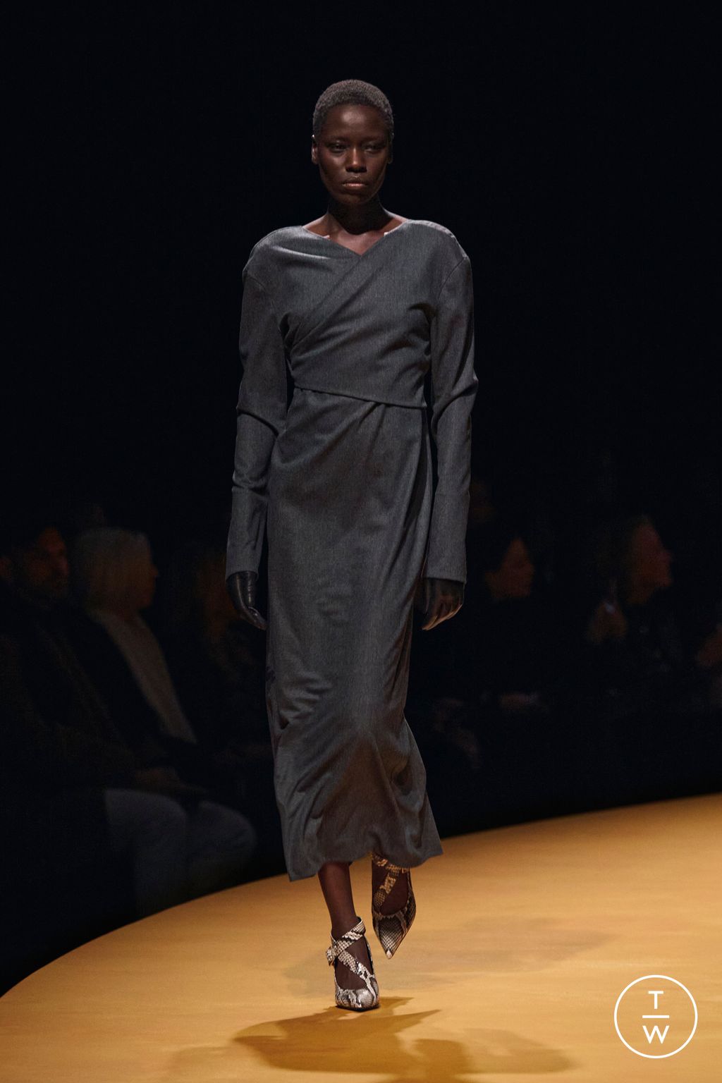 Fashion Week New York Fall/Winter 2025 look 12 from the Khaite collection womenswear