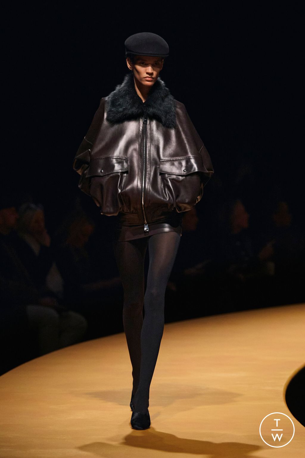 Fashion Week New York Fall/Winter 2025 look 21 from the Khaite collection womenswear