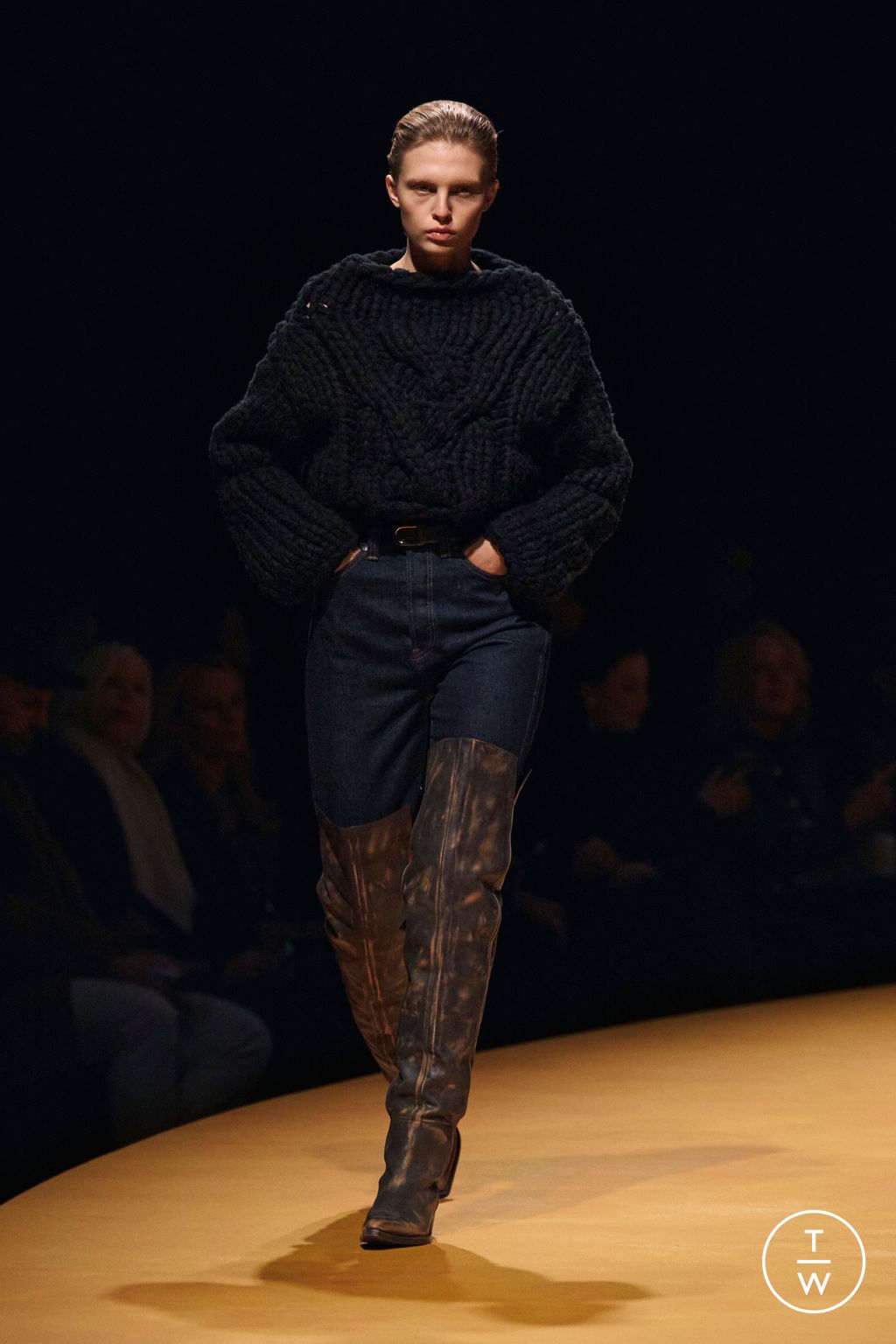 Fashion Week New York Fall/Winter 2025 look 23 from the Khaite collection womenswear