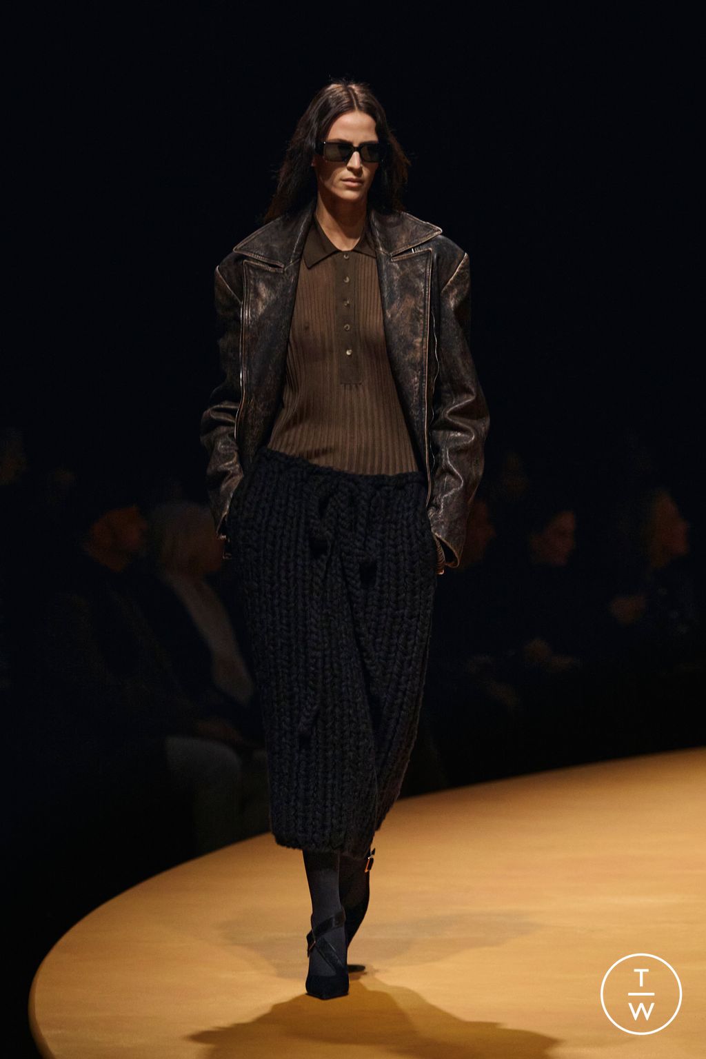 Fashion Week New York Fall/Winter 2025 look 24 from the Khaite collection womenswear