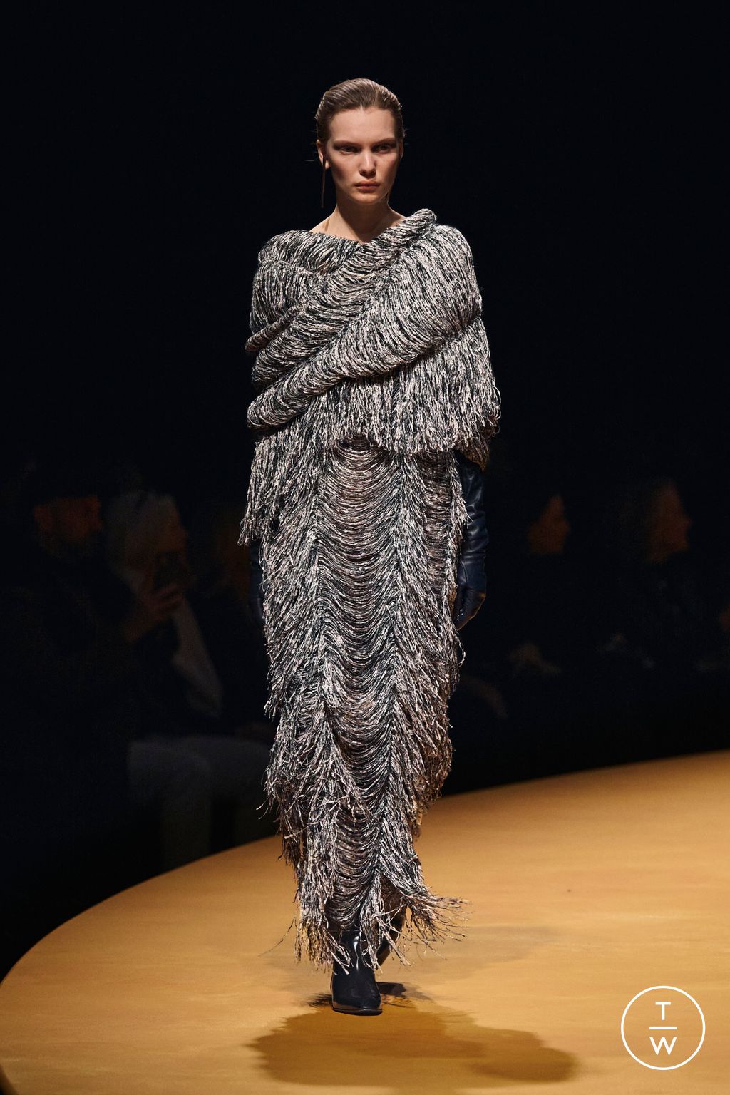 Fashion Week New York Fall/Winter 2025 look 36 from the Khaite collection womenswear