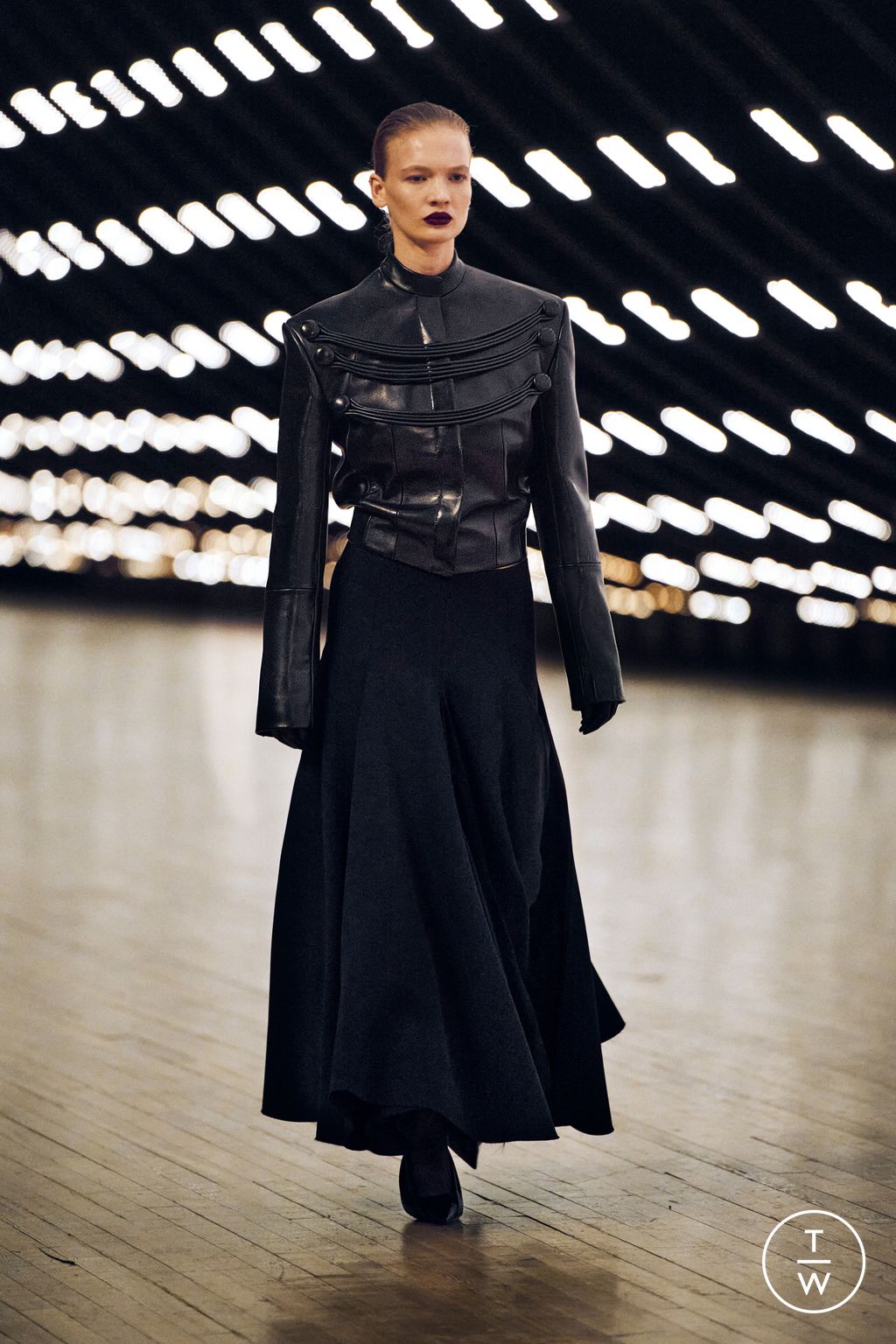 Fashion Week New York Fall/Winter 2026 look 10 from the Khaite collection womenswear