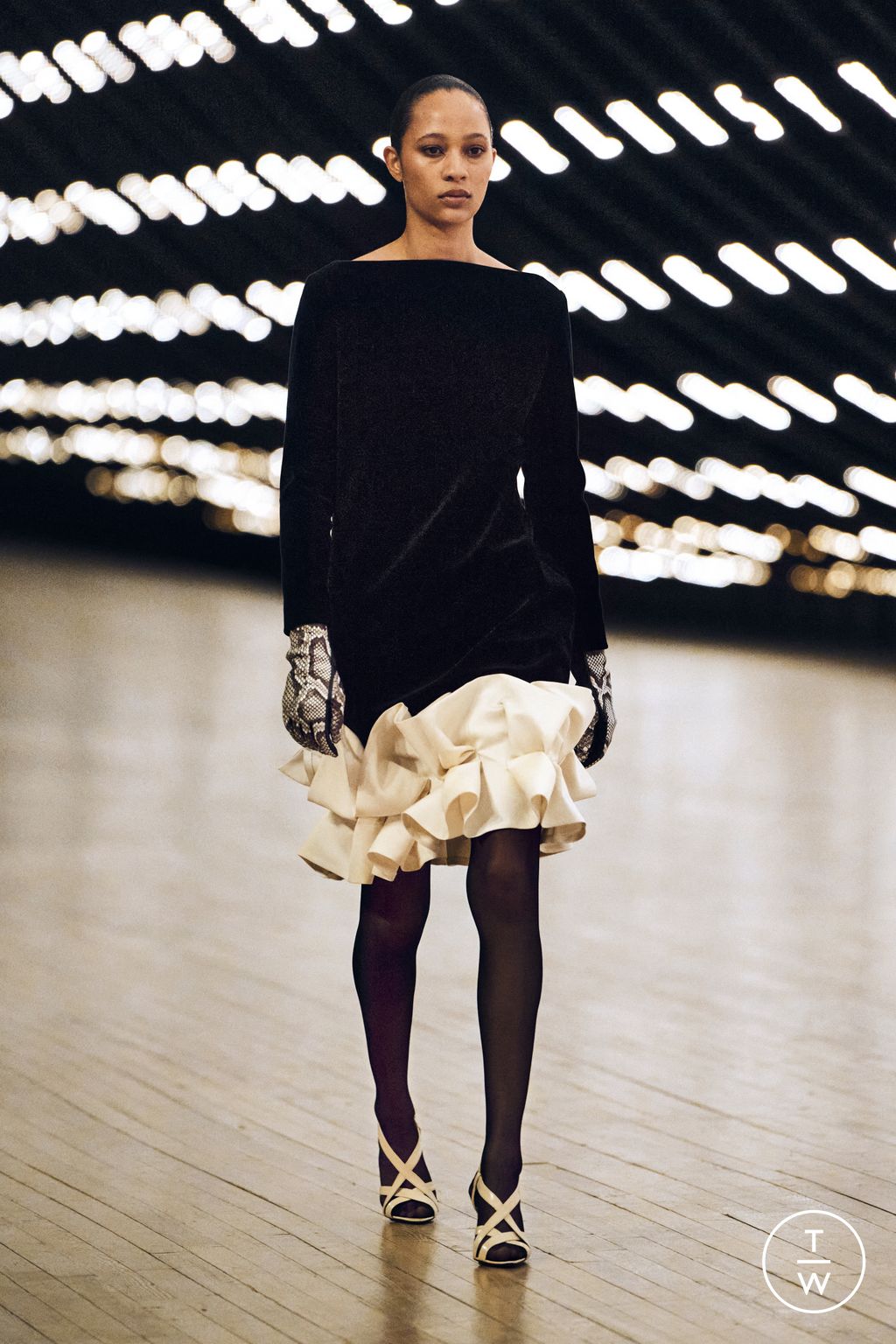 Fashion Week New York Fall/Winter 2026 look 14 from the Khaite collection womenswear