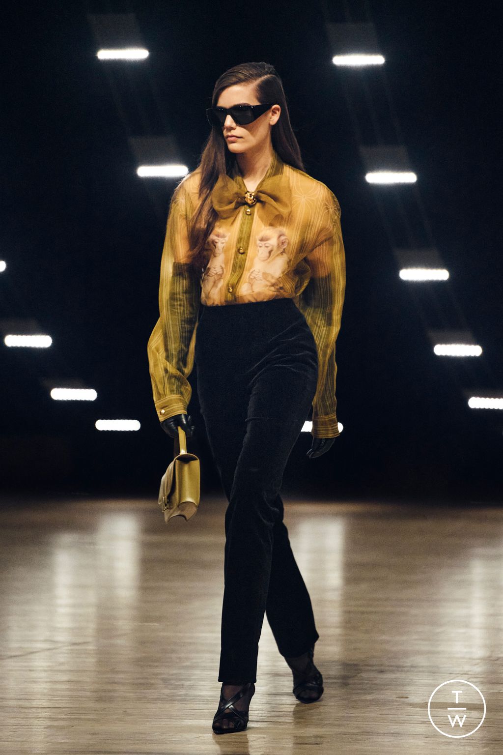 Fashion Week New York Fall/Winter 2026 look 20 from the Khaite collection womenswear