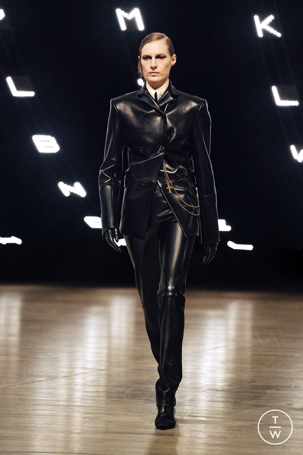 Fashion Week New York Fall/Winter 2026 look 3 from the Khaite collection womenswear