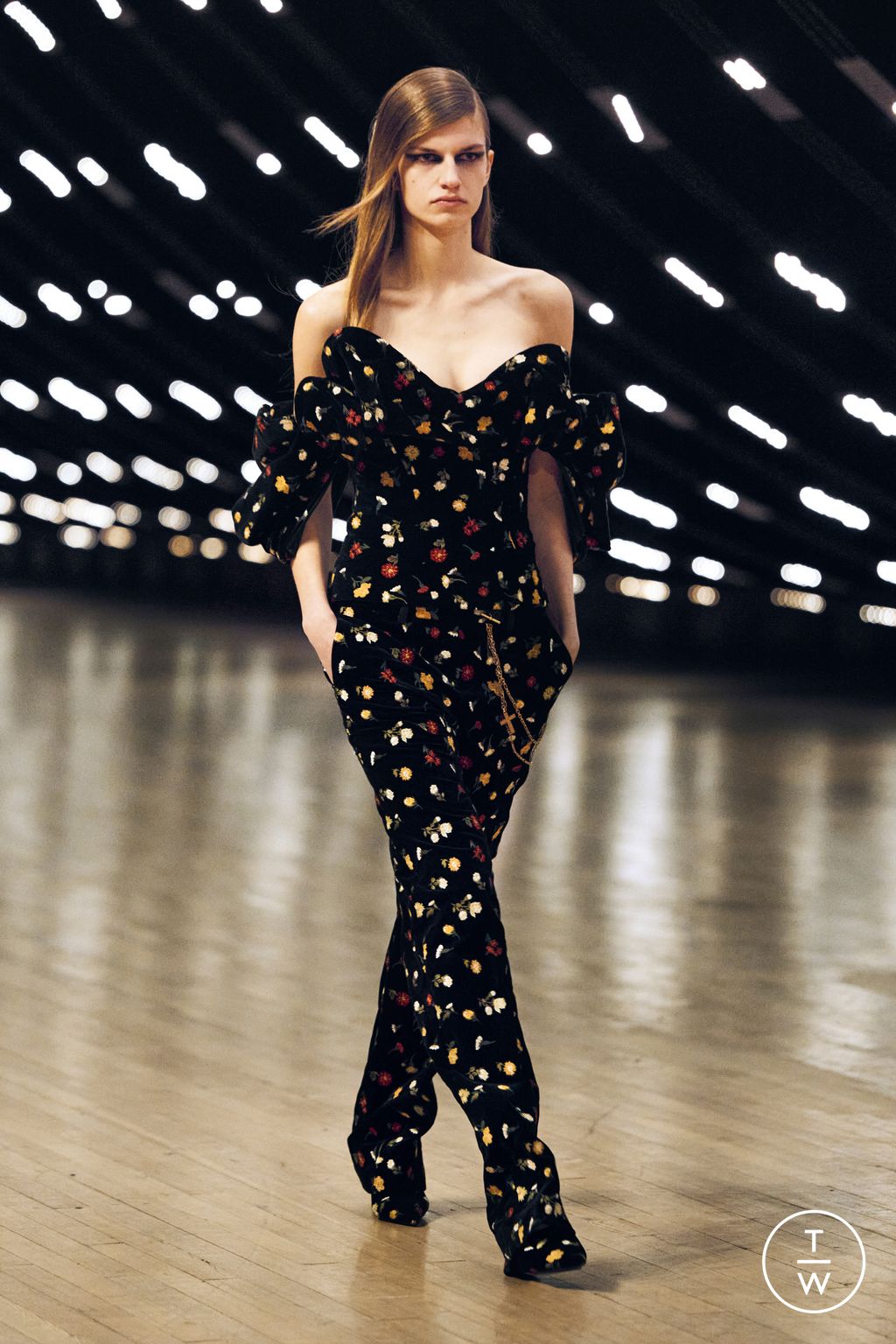 Fashion Week New York Fall/Winter 2026 look 43 from the Khaite collection womenswear