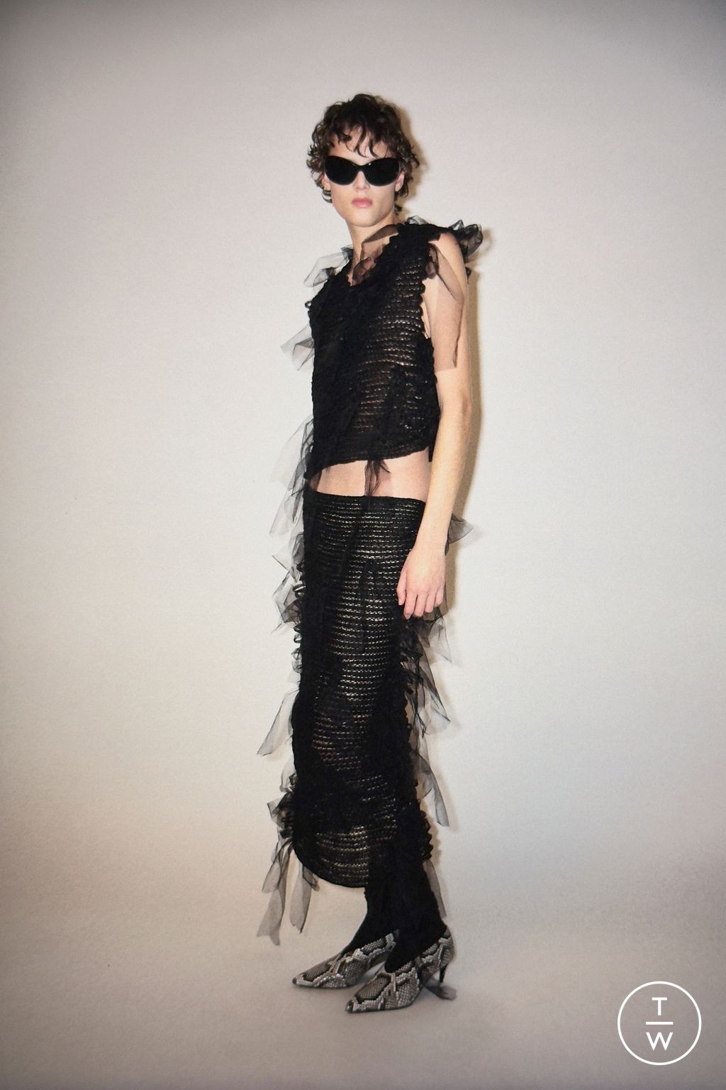Fashion Week New York Pre-Fall 2026 look 19 from the Khaite collection womenswear