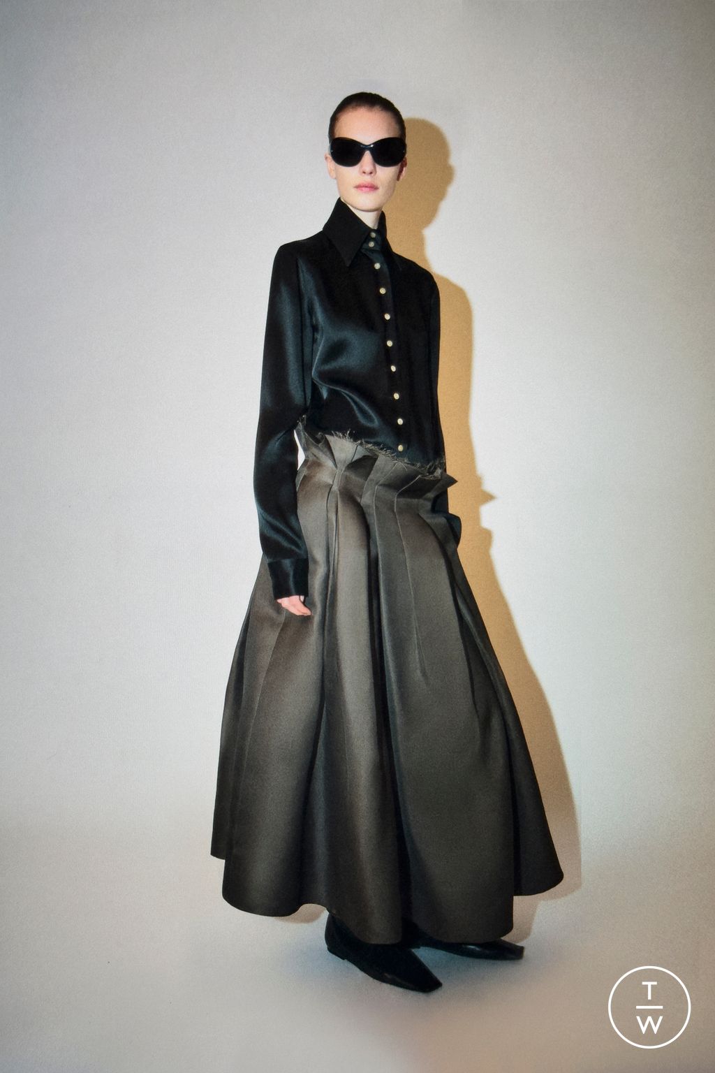 Fashion Week New York Pre-Fall 2026 look 29 from the Khaite collection womenswear