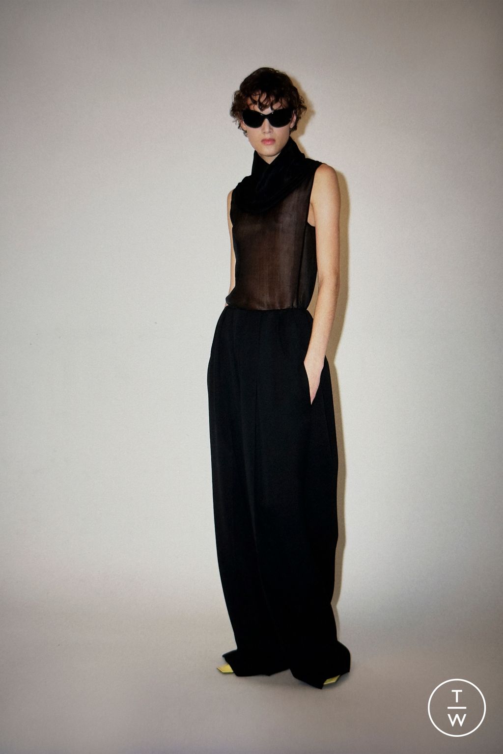 Fashion Week New York Pre-Fall 2026 look 30 from the Khaite collection womenswear