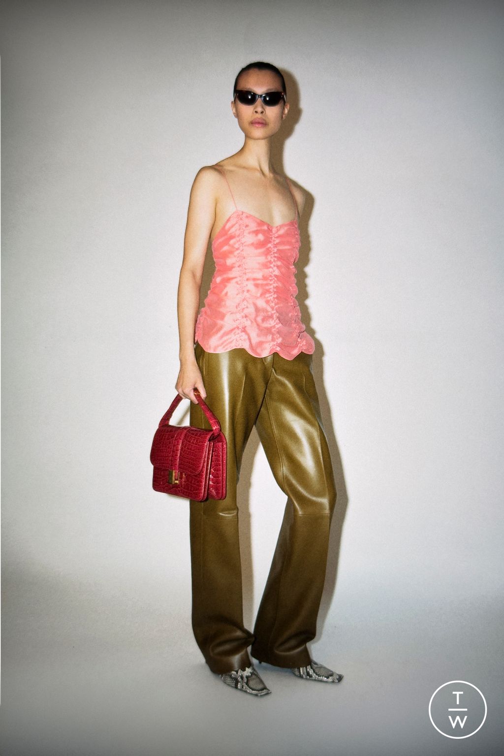 Fashion Week New York Pre-Fall 2026 look 34 from the Khaite collection womenswear