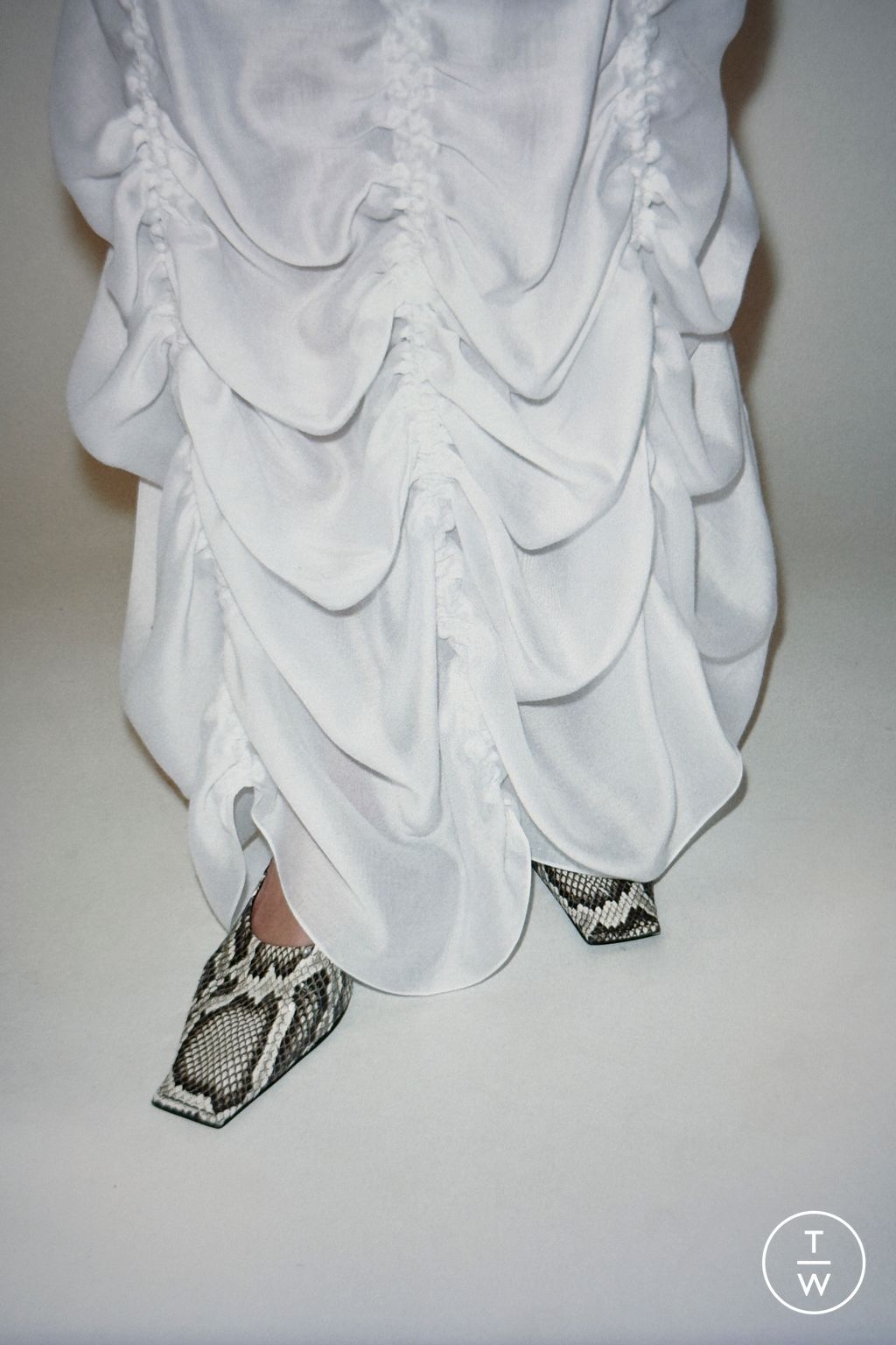 Fashion Week New York Pre-Fall 2026 look 40 from the Khaite collection womenswear