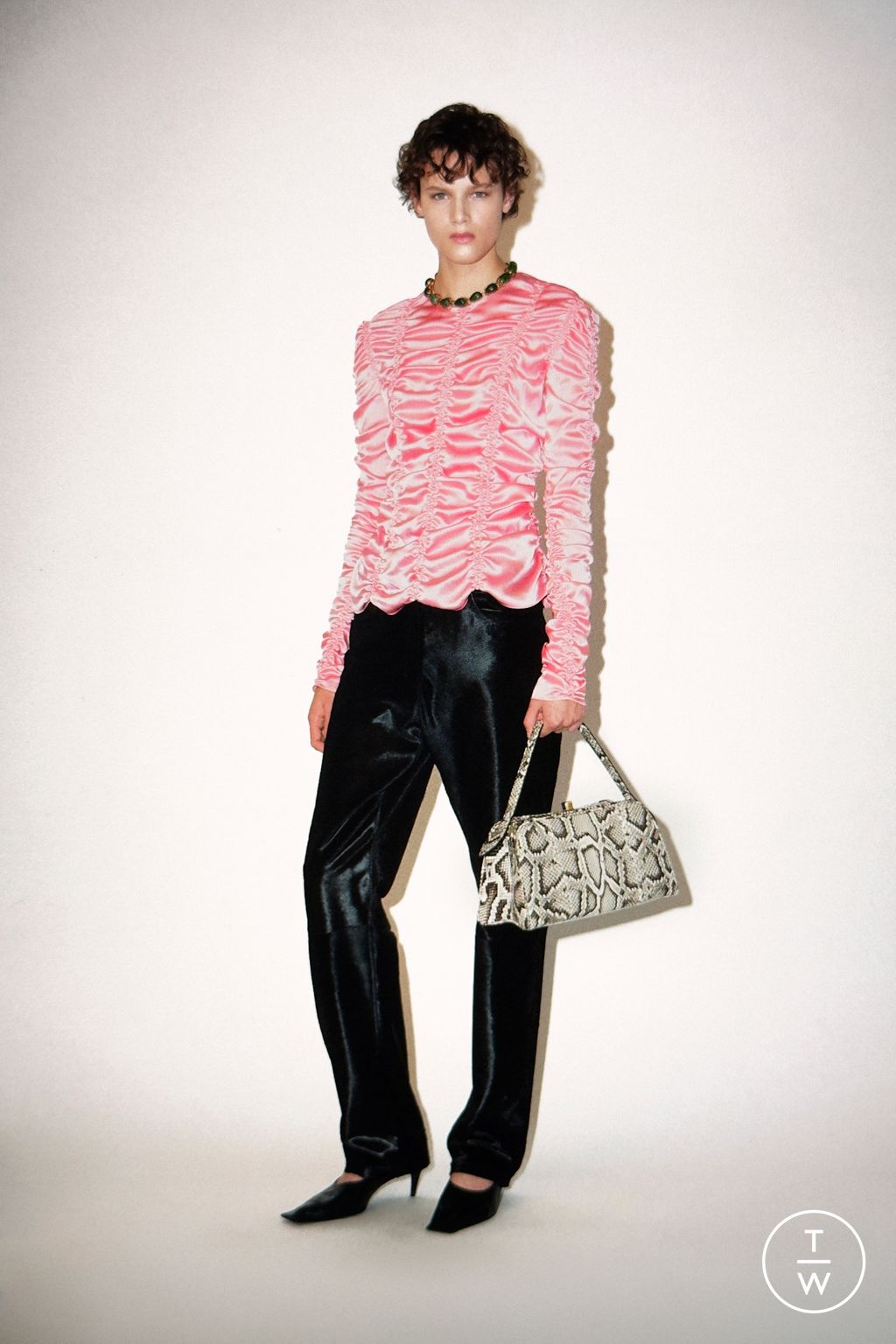 Fashion Week New York Pre-Fall 2026 look 41 from the Khaite collection womenswear