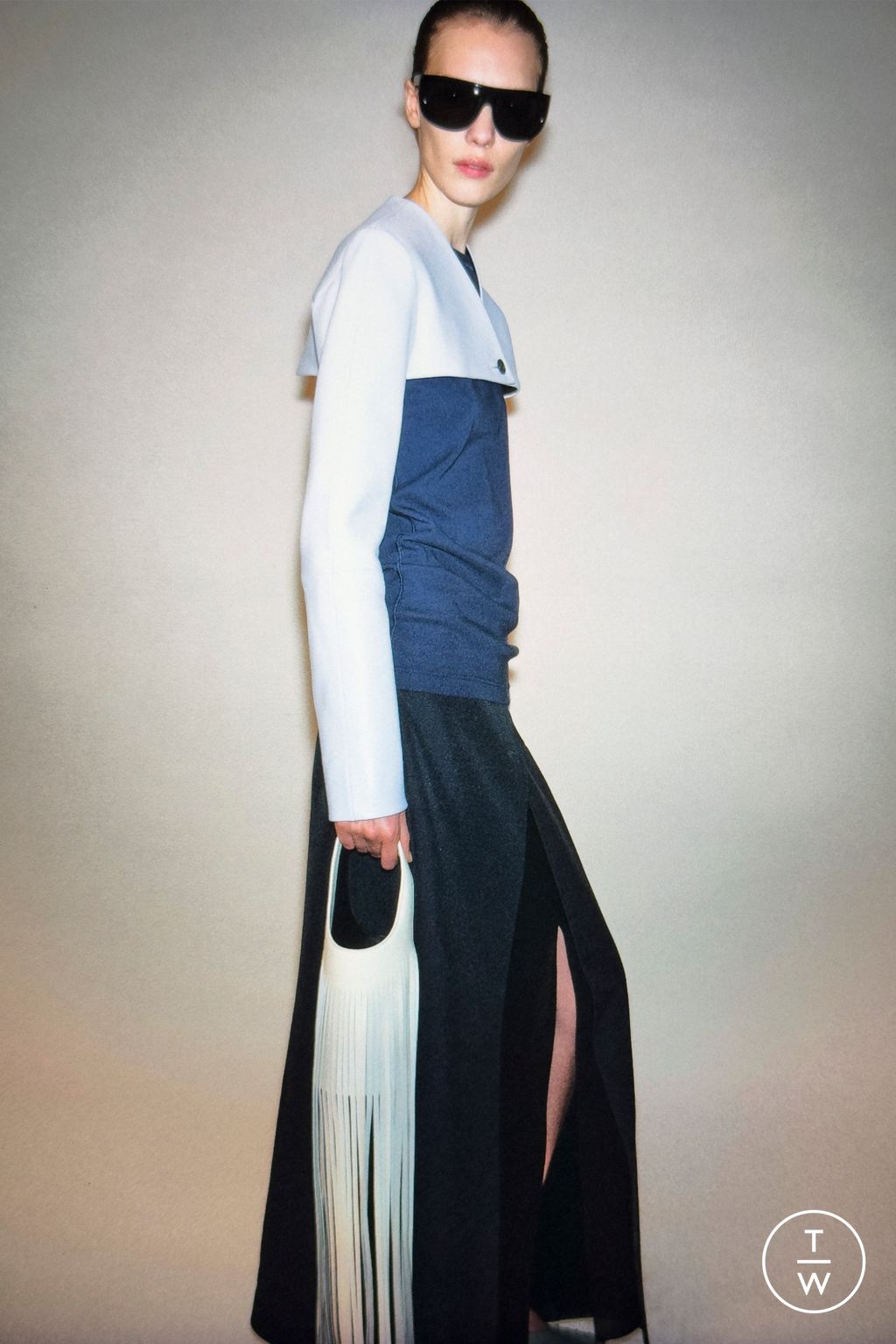 Fashion Week New York Pre-Fall 2026 look 47 from the Khaite collection womenswear