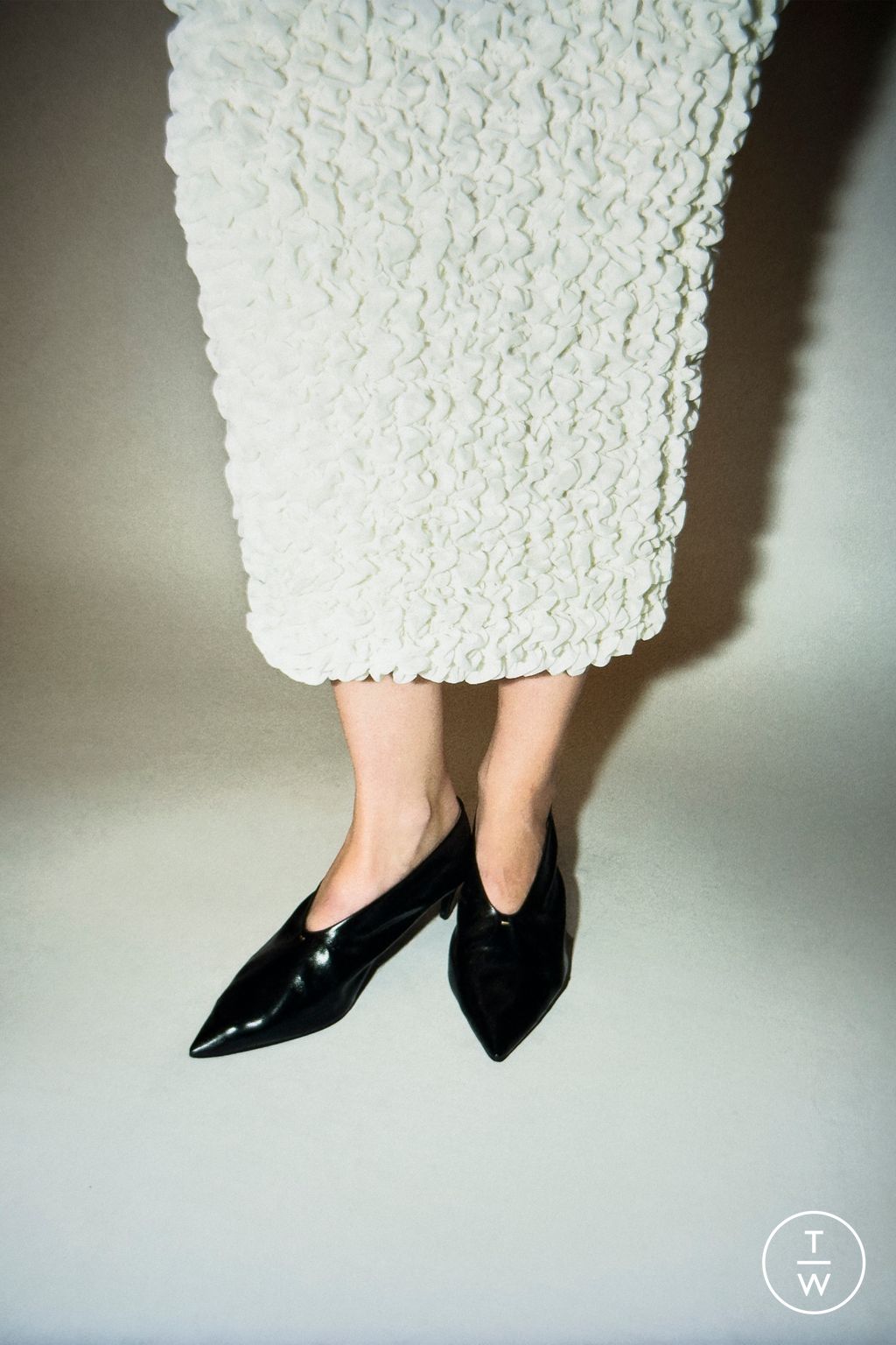 Fashion Week New York Pre-Fall 2026 look 49 from the Khaite collection womenswear