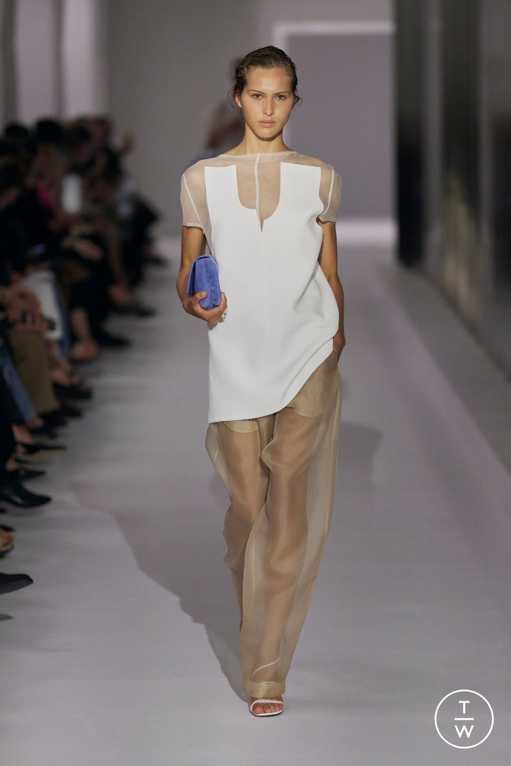Fashion Week New York Spring/Summer 2025 look 6 from the Khaite collection womenswear
