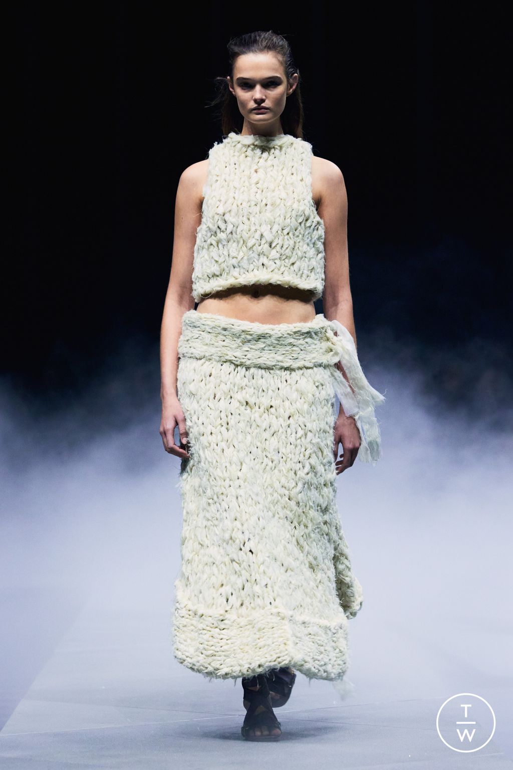 Fashion Week New York Spring/Summer 2026 look 44 from the Khaite collection womenswear