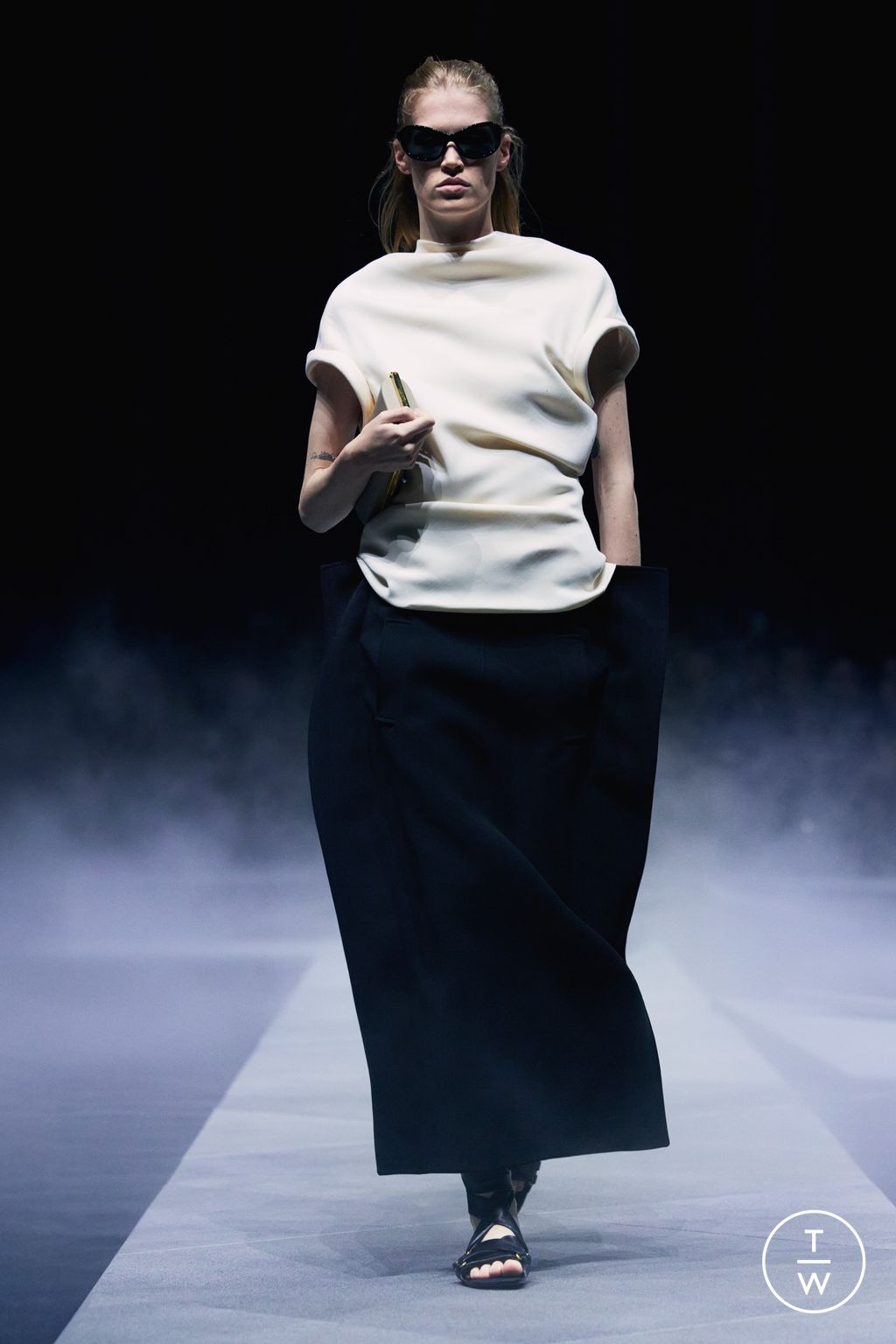 Fashion Week New York Spring/Summer 2026 look 5 from the Khaite collection womenswear