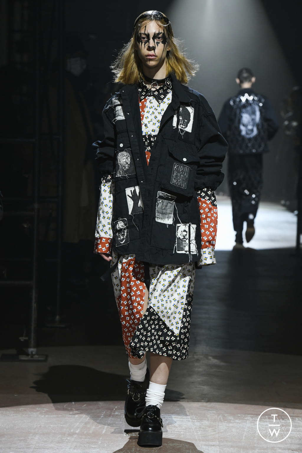 Fashion Week Paris Fall/Winter 2021 look 9 from the KIDILL collection 男装