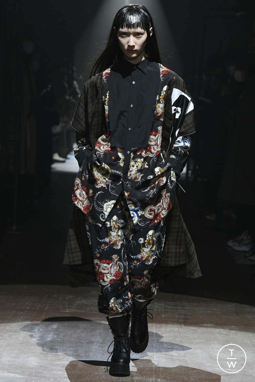 Fashion Week Paris Fall/Winter 2021 look 19 from the KIDILL collection menswear
