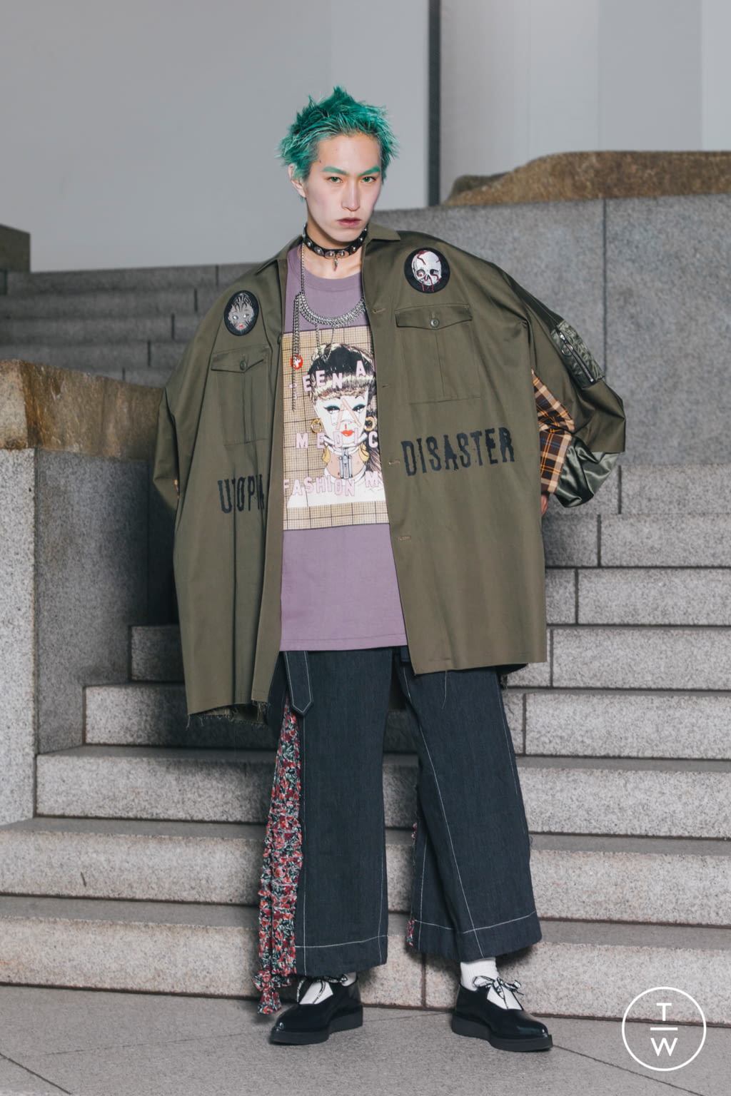 Fashion Week Paris Spring/Summer 2022 look 9 from the KIDILL collection menswear